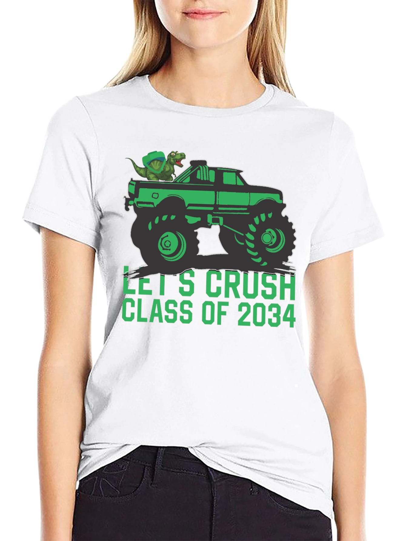 Lets Crush Class of 2034 Monster Truck T-Shirt