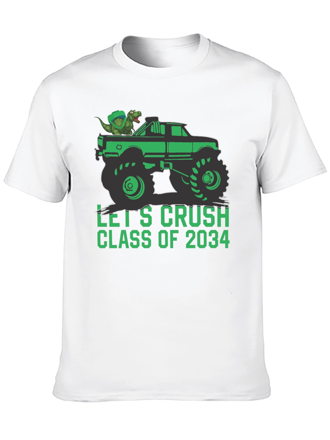 Lets Crush Class of 2034 Monster Truck T-Shirt