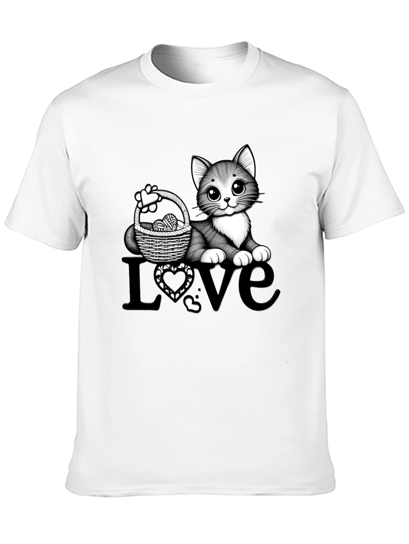 Cute Cat Love T-Shirt