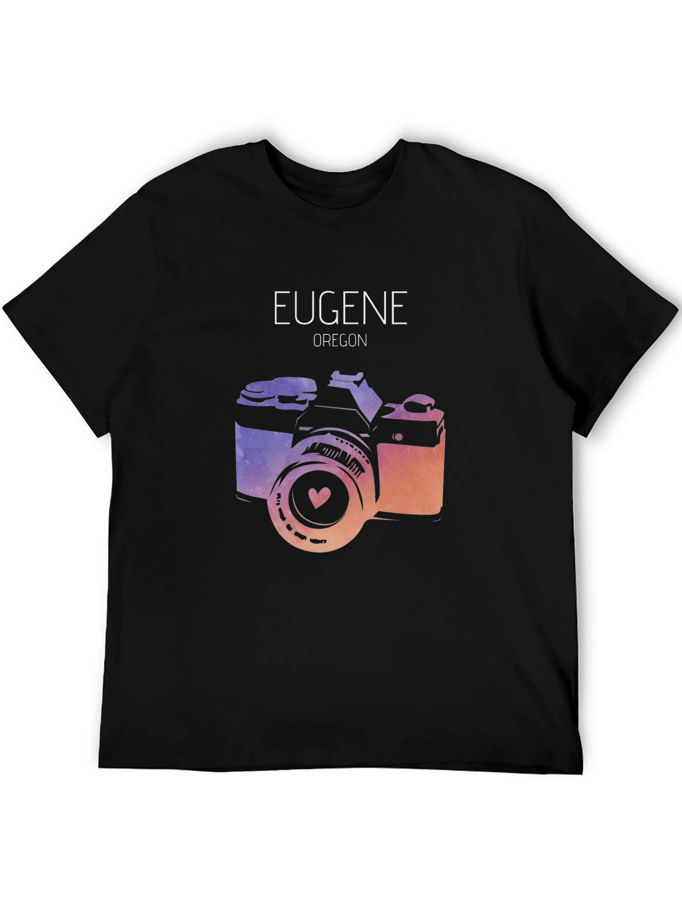 Eugene Oregon Camera Graphic Tee