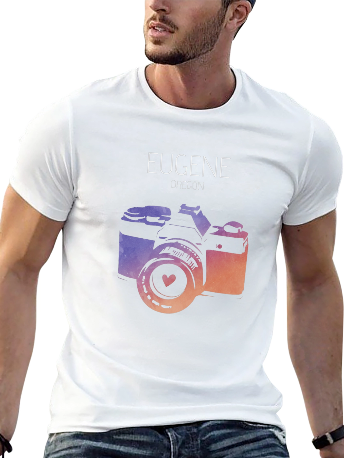 Eugene Oregon Camera Graphic Tee