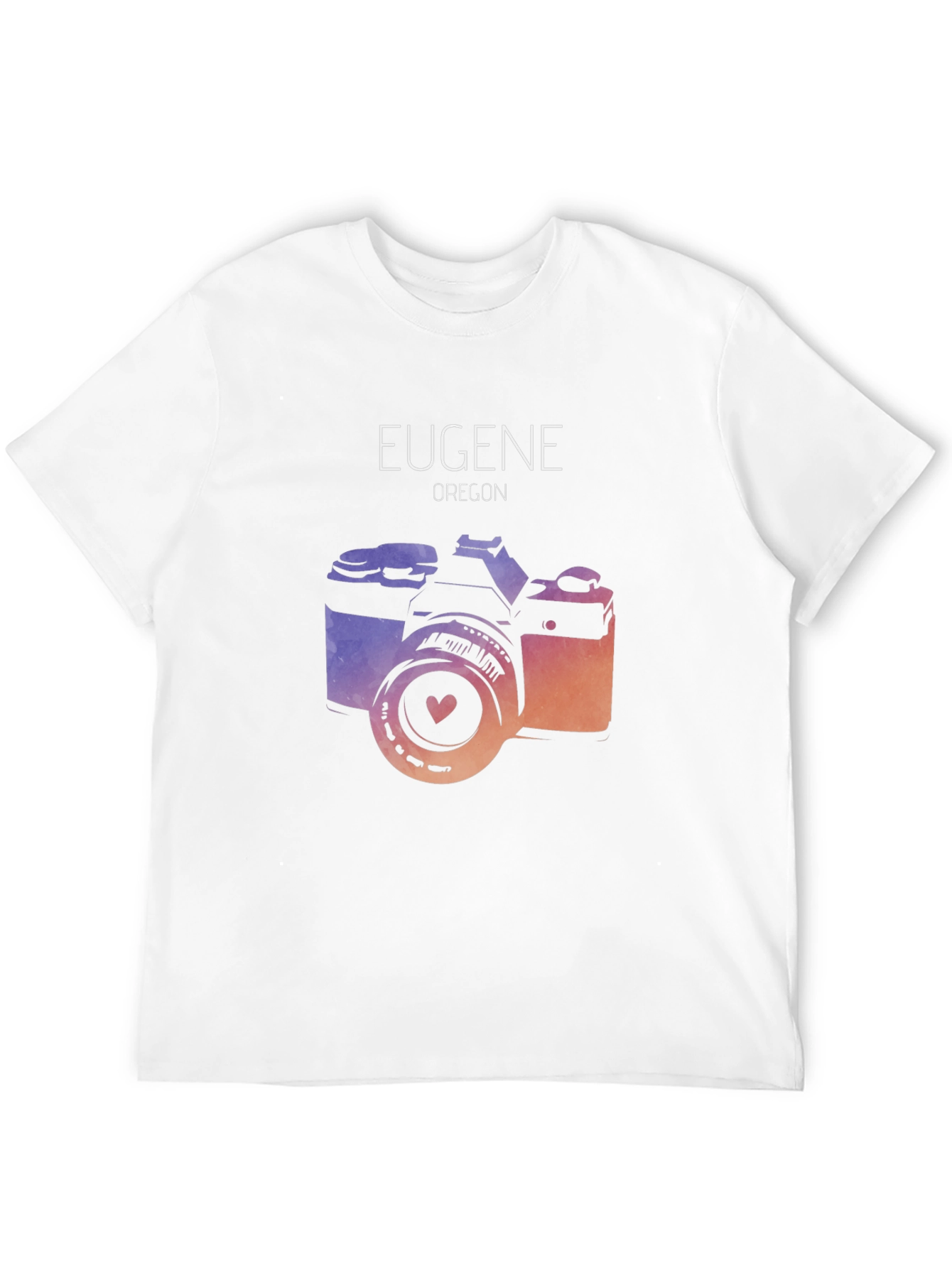 Eugene Oregon Camera Graphic Tee
