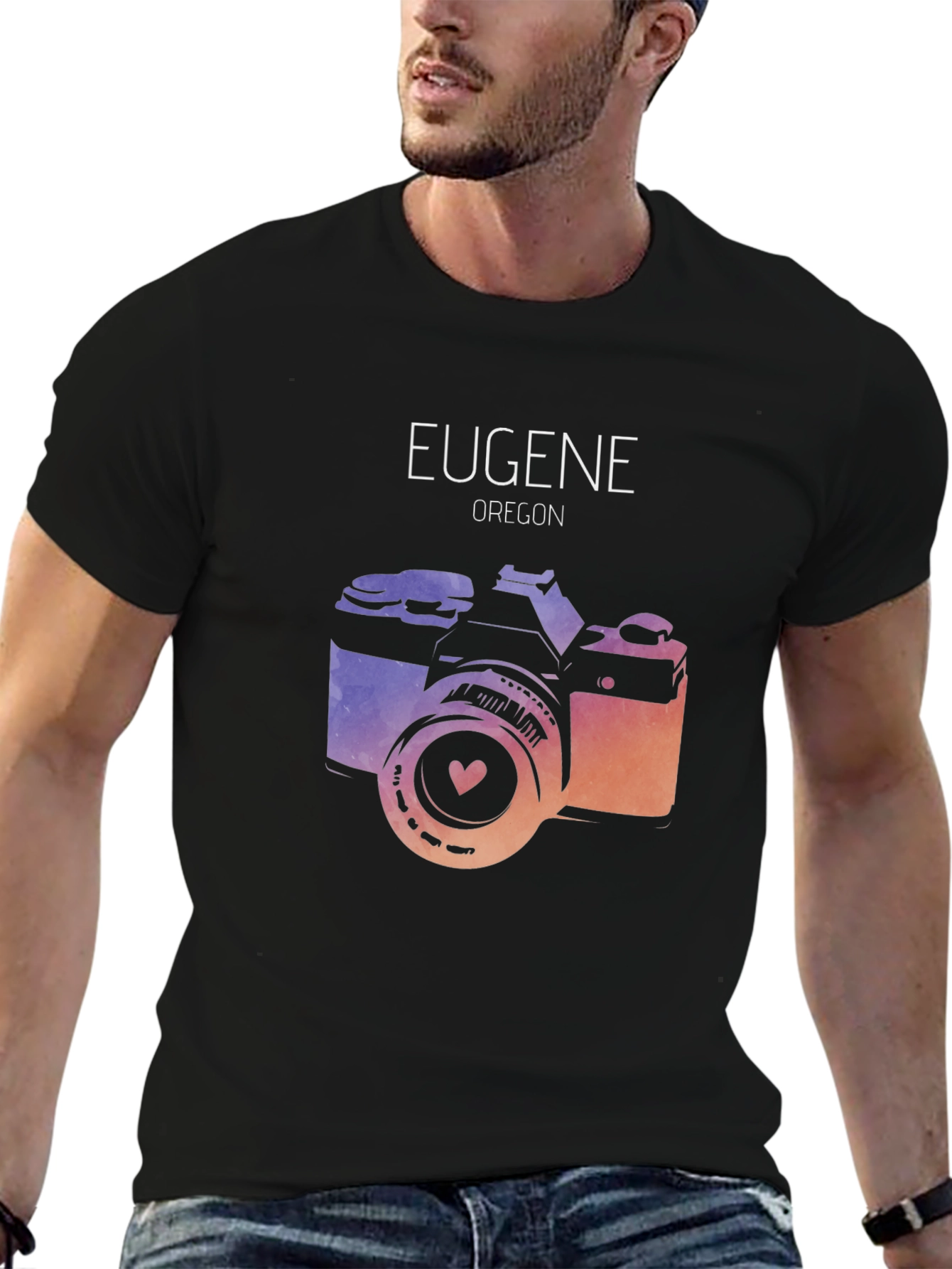 Eugene Oregon Camera Graphic Tee