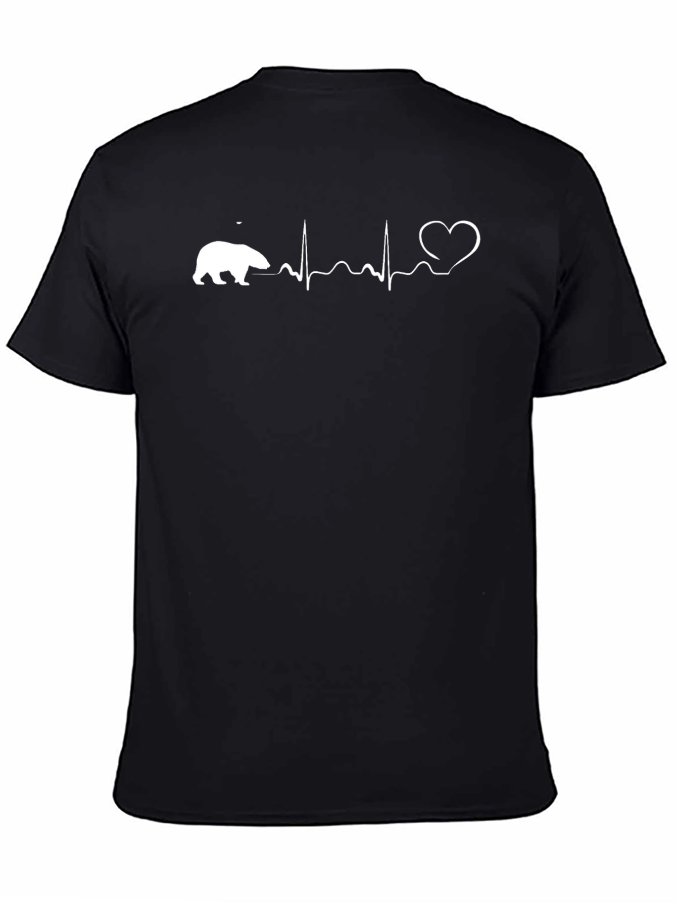 Polar Bear Heartbeat T-Shirt - Unique Graphic Tee
