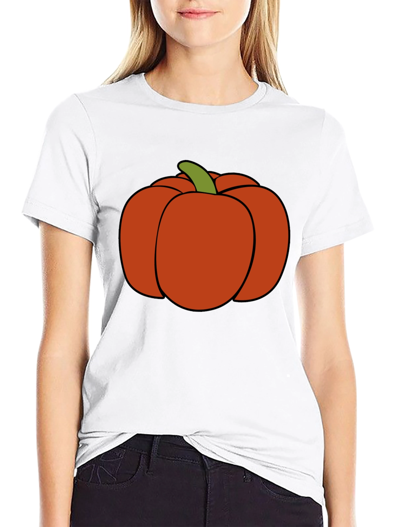 Pumpkin Graphic Tee - Halloween Style