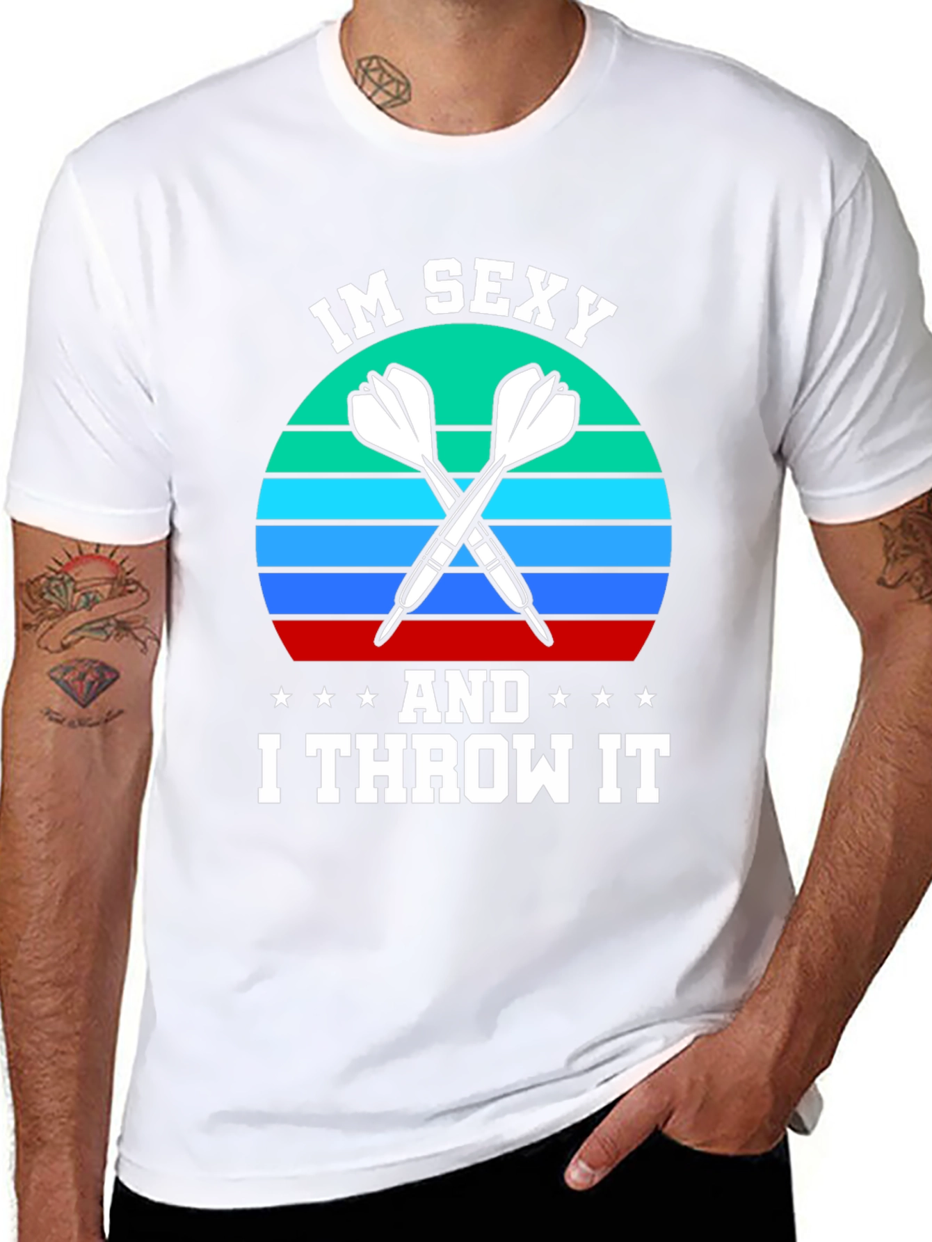 Im Sexy and I Throw It Dart T-Shirt
