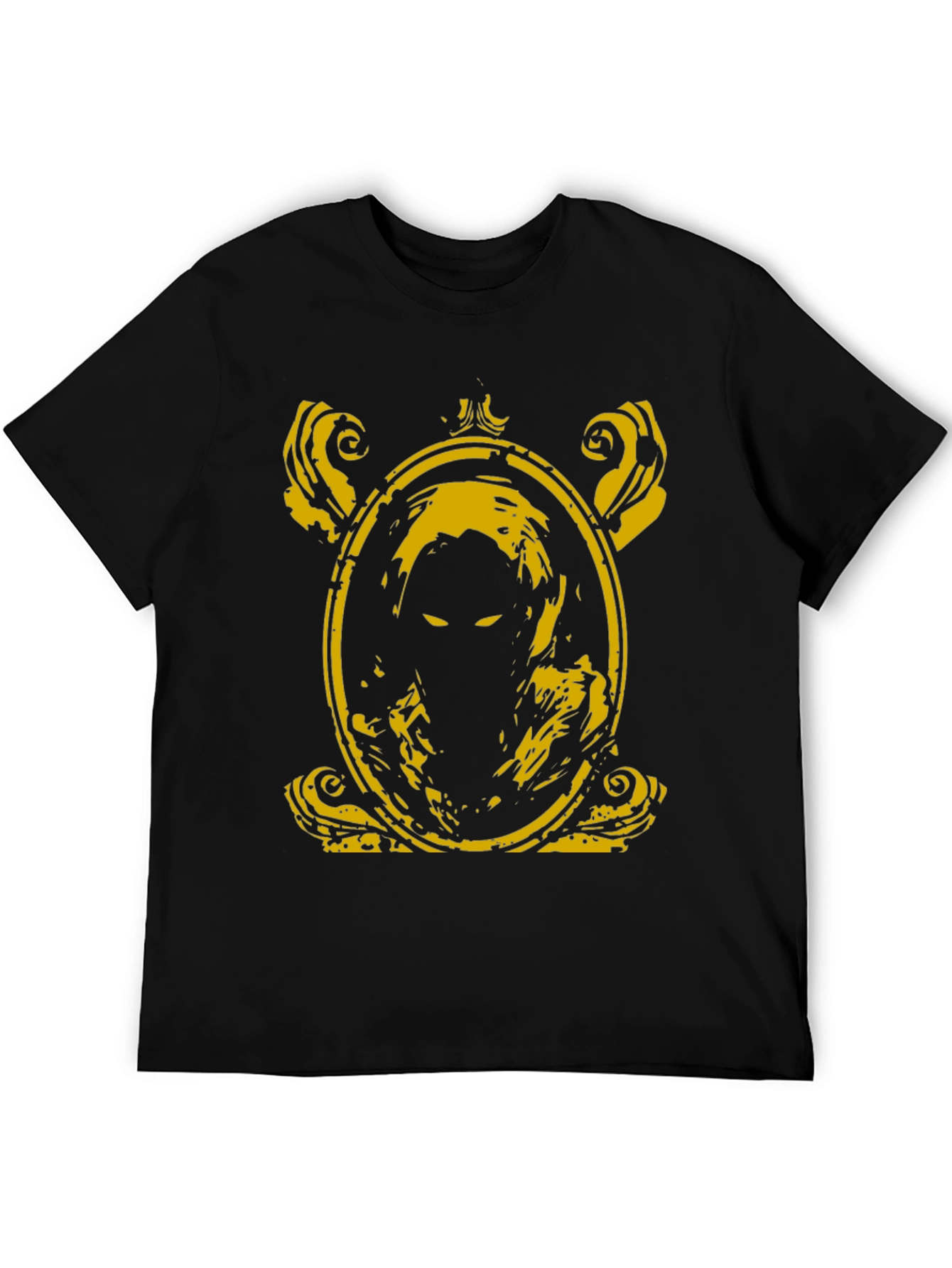 Grim Reaper Portrait Graphic T-Shirt