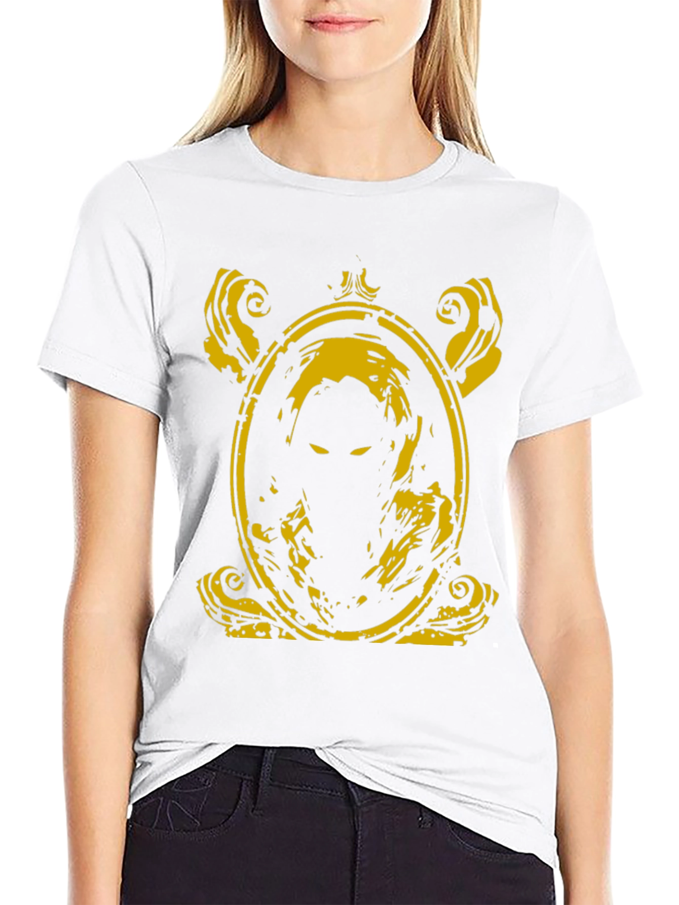 Grim Reaper Portrait Graphic T-Shirt