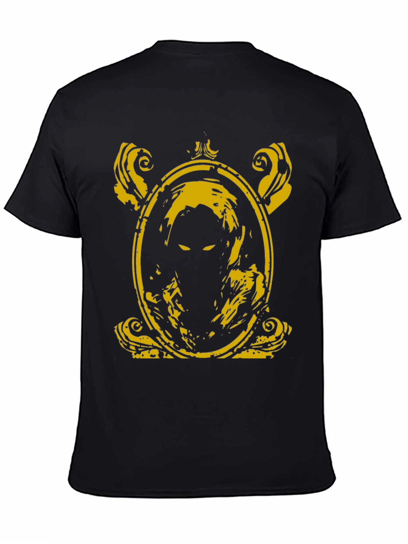 Grim Reaper Portrait Graphic T-Shirt