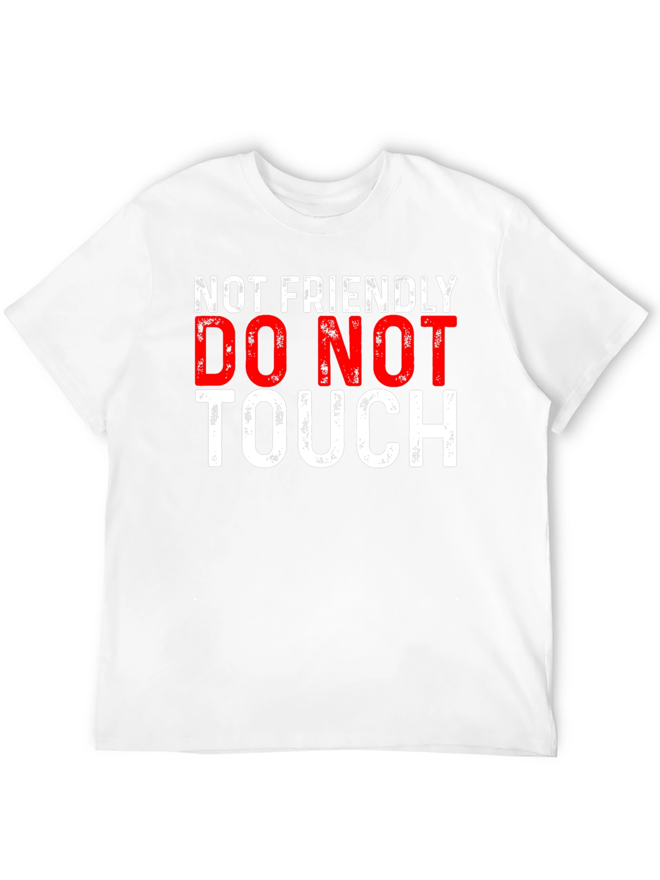 Not Friendly Graphic Tee - Do Not Touch