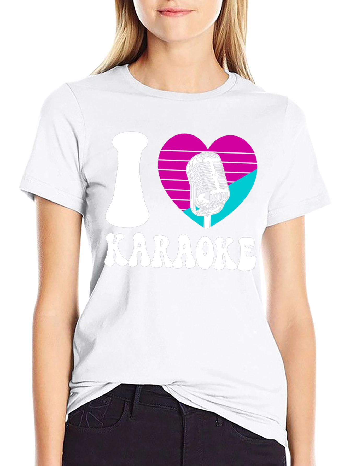 I Love Karaoke Graphic T-Shirt