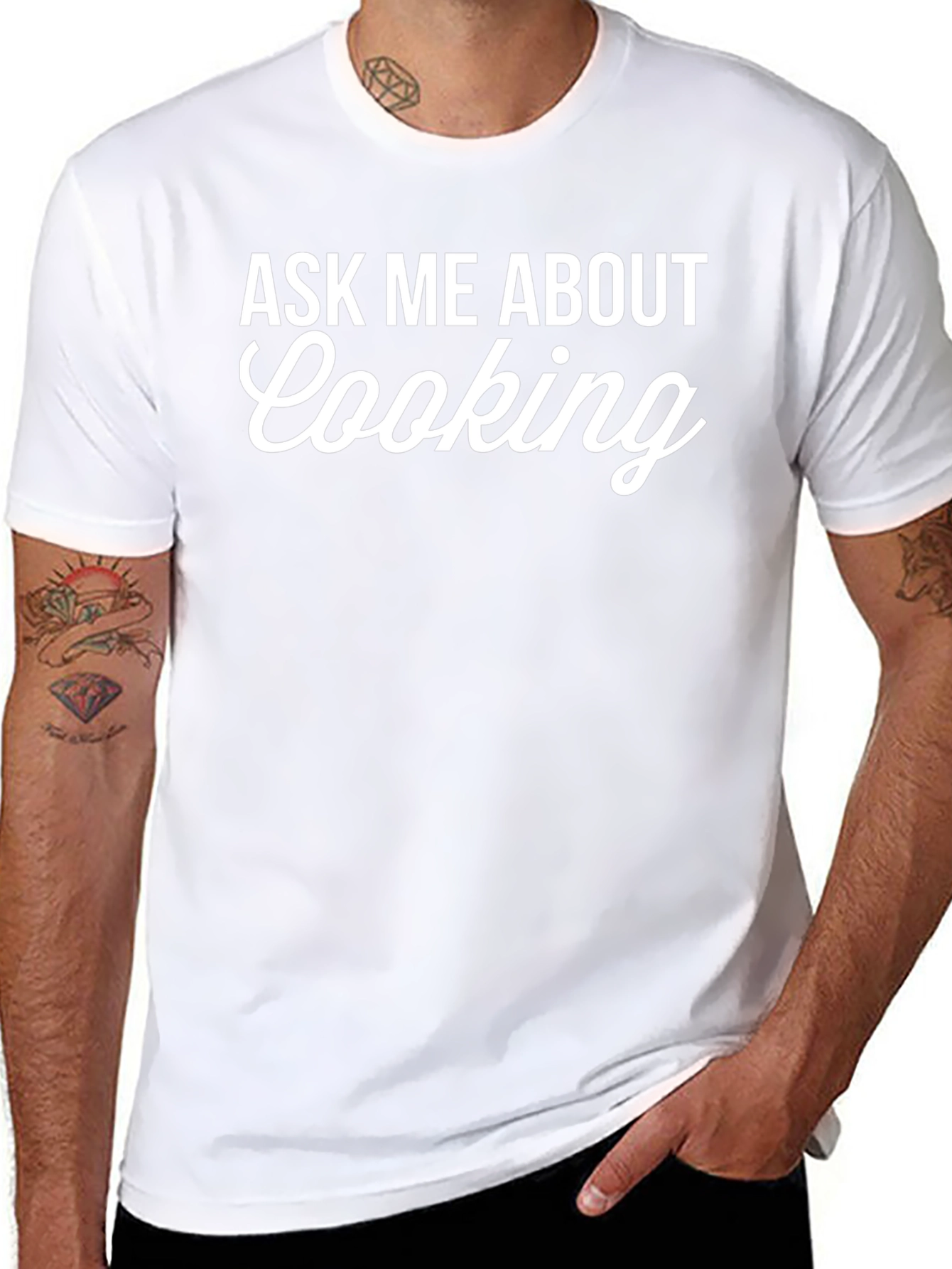 Ask Me About Cooking - Funny Chef T-Shirt