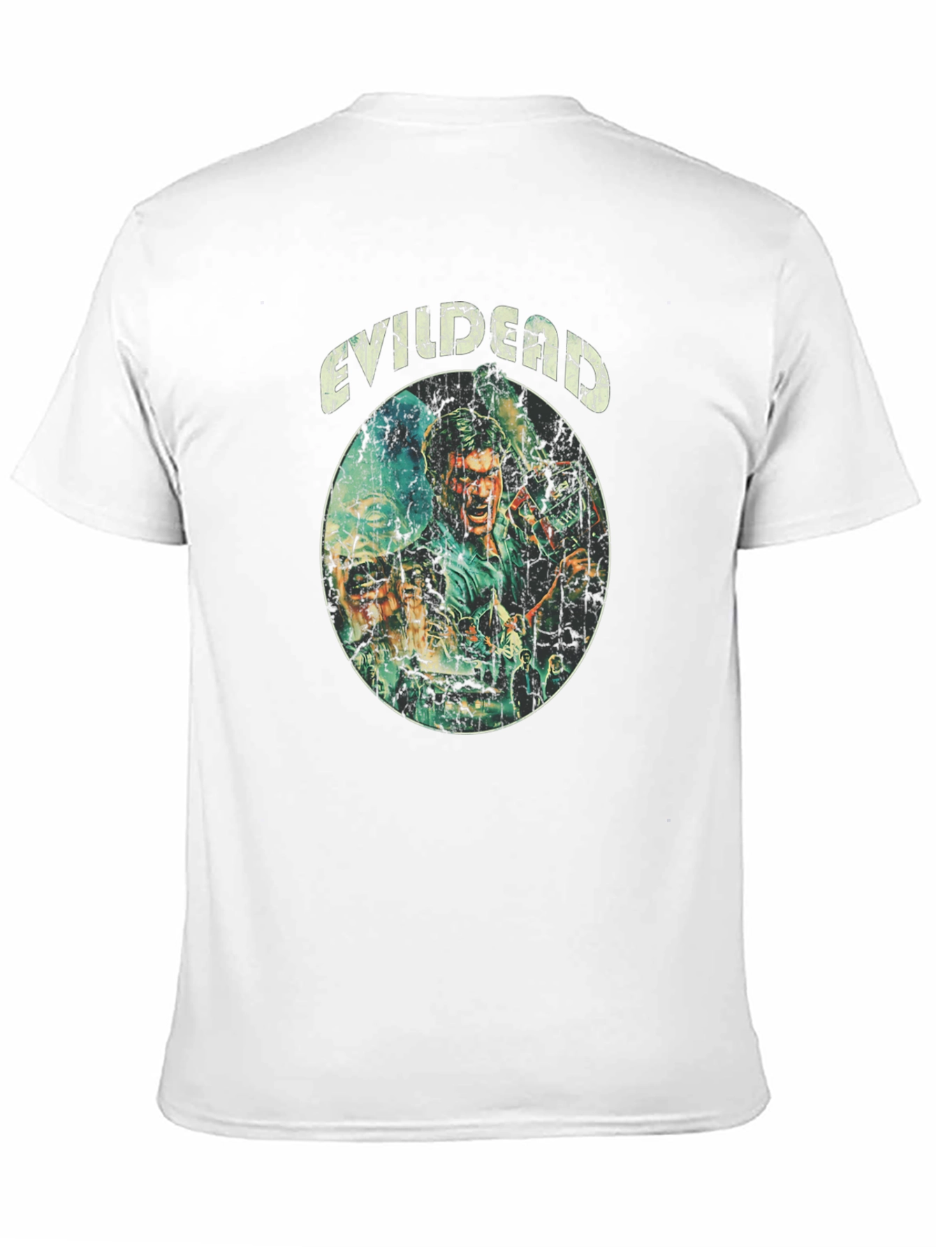 Evil Dead Movie Graphic Print Black T-Shirt