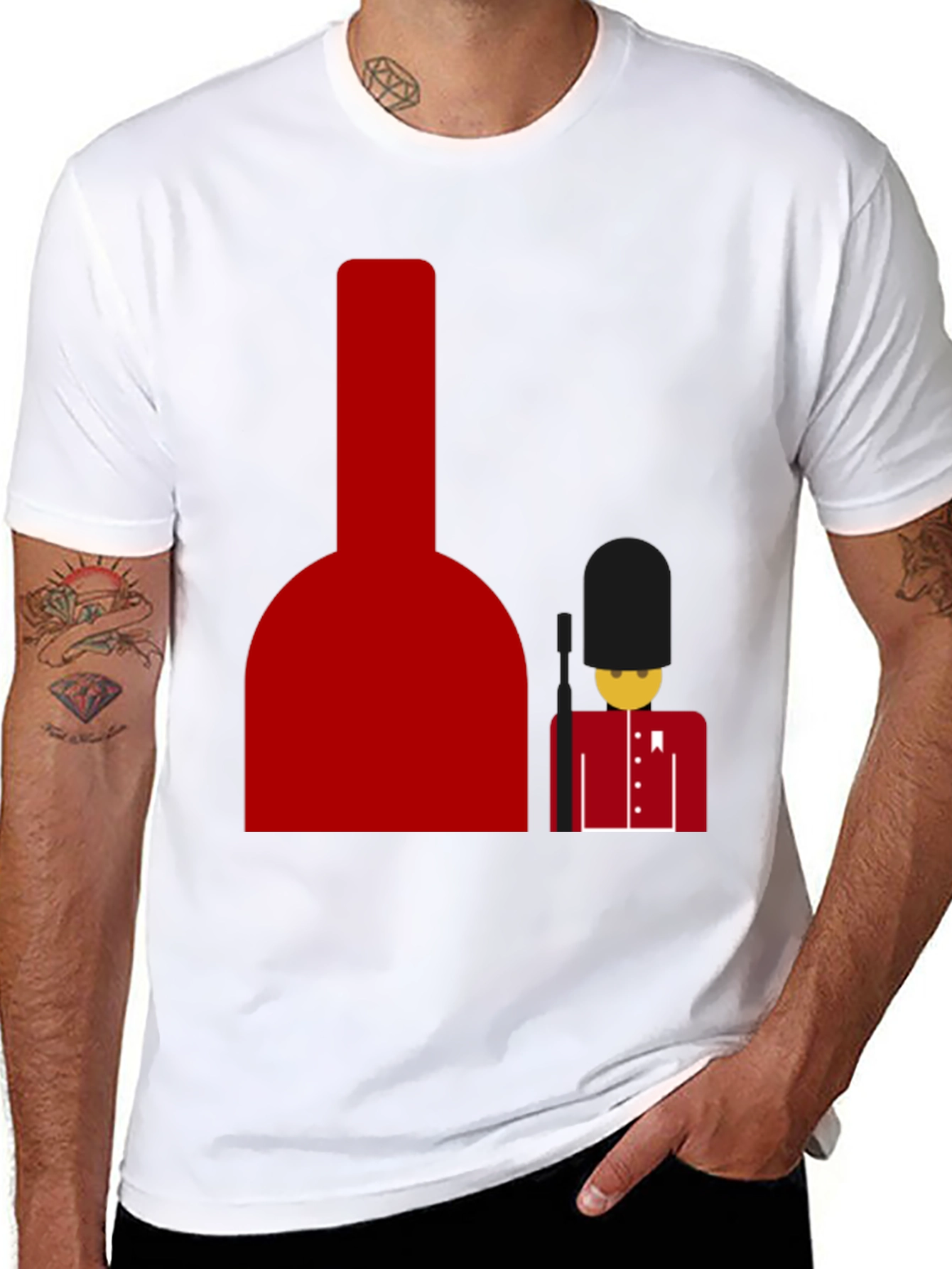 London Guard Graphic Tee - Bold Black T-Shirt