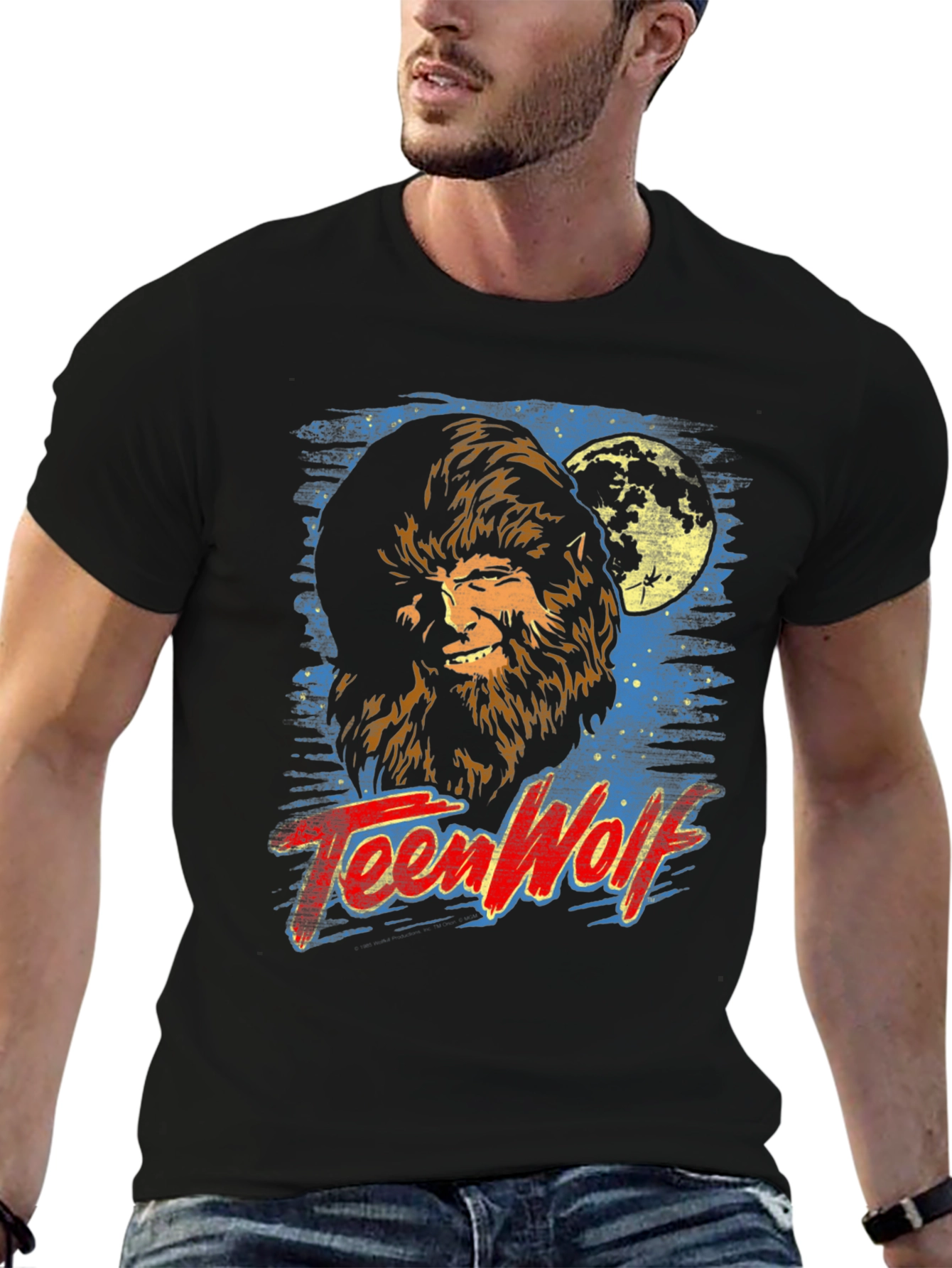 Teen Wolf Graphic T-Shirt - Retro Movie Tee