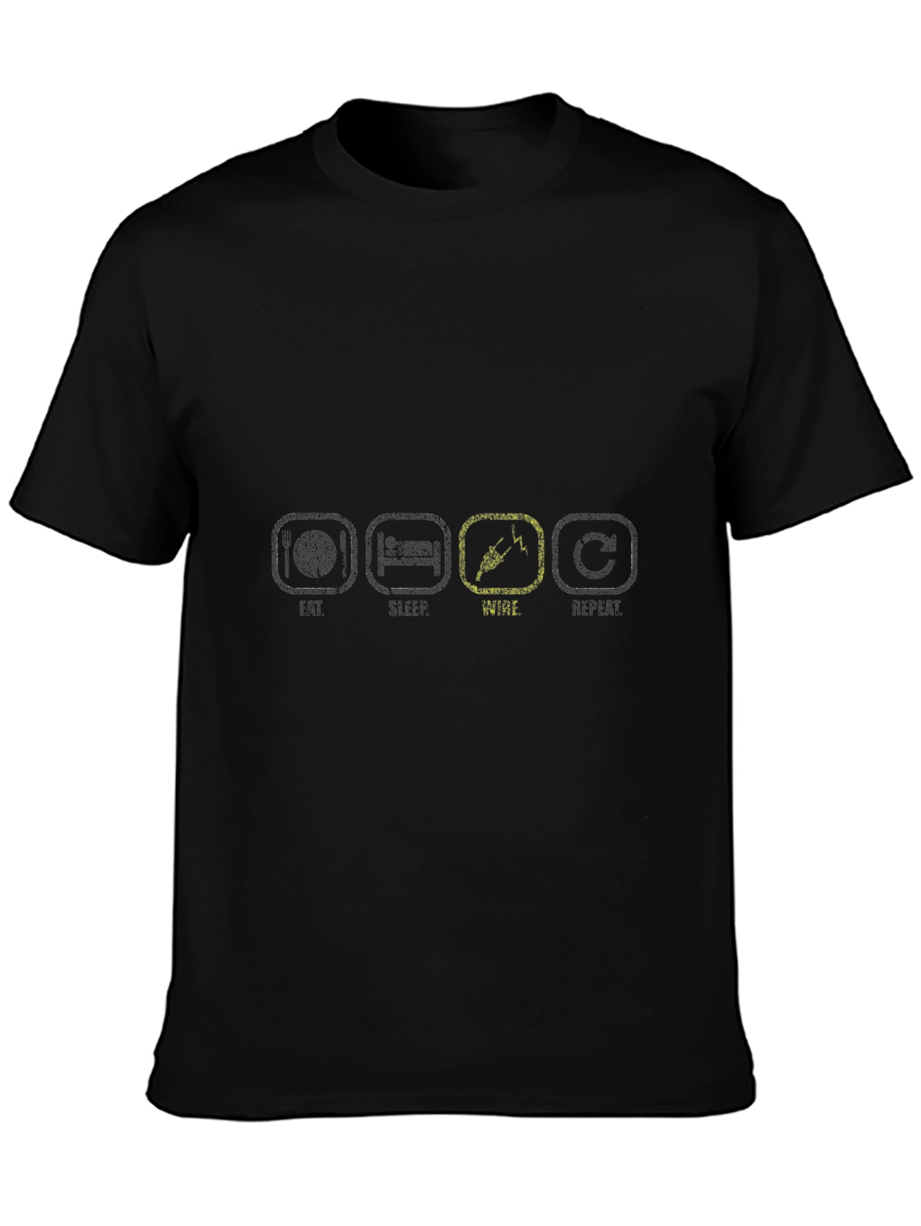 Eat Sleep Wire Repeat - Electrician T-Shirt