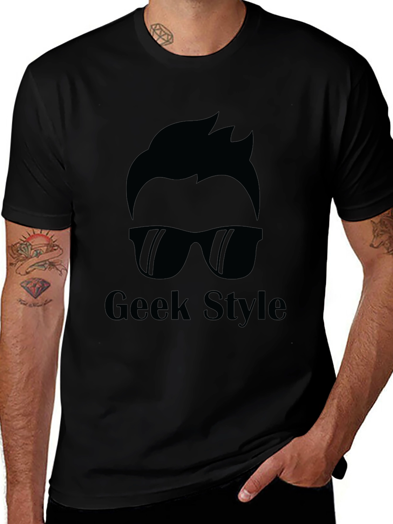 Geek Style Graphic T-Shirt - Cool Casual Wear