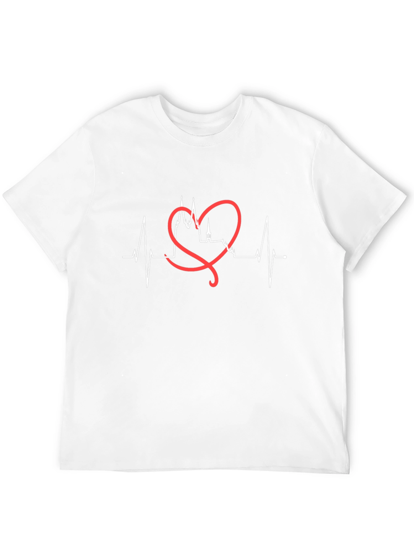 Love Prague Heartbeat T-Shirt