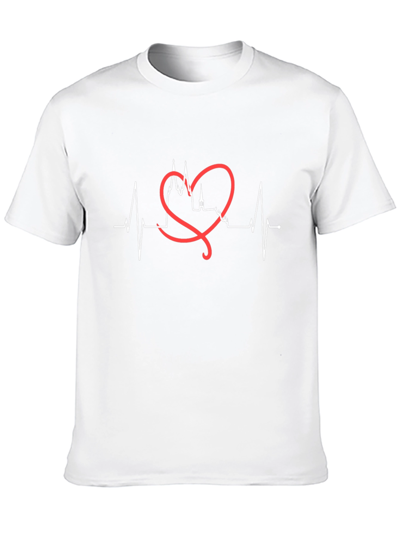 Love Prague Heartbeat T-Shirt