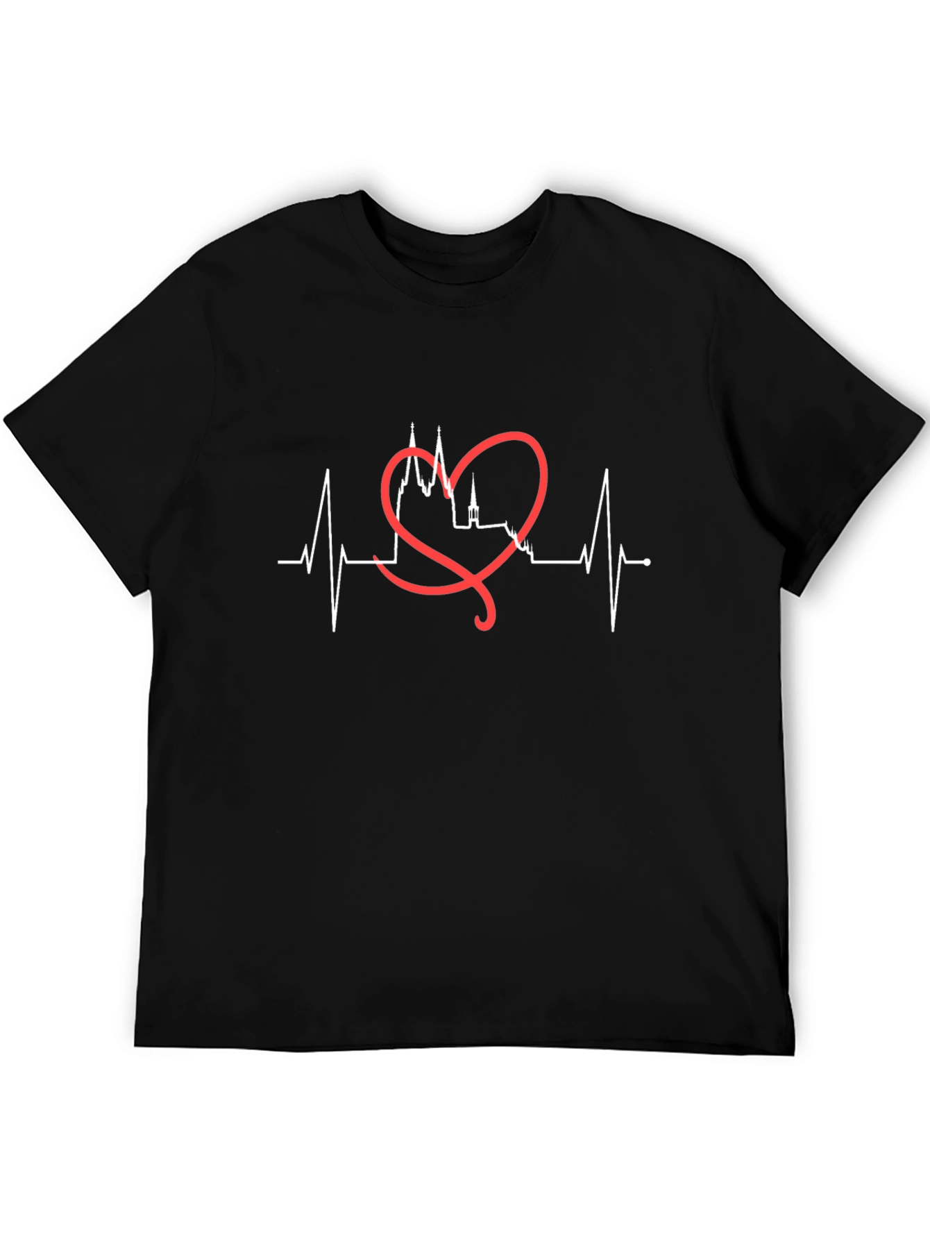Love Prague Heartbeat T-Shirt