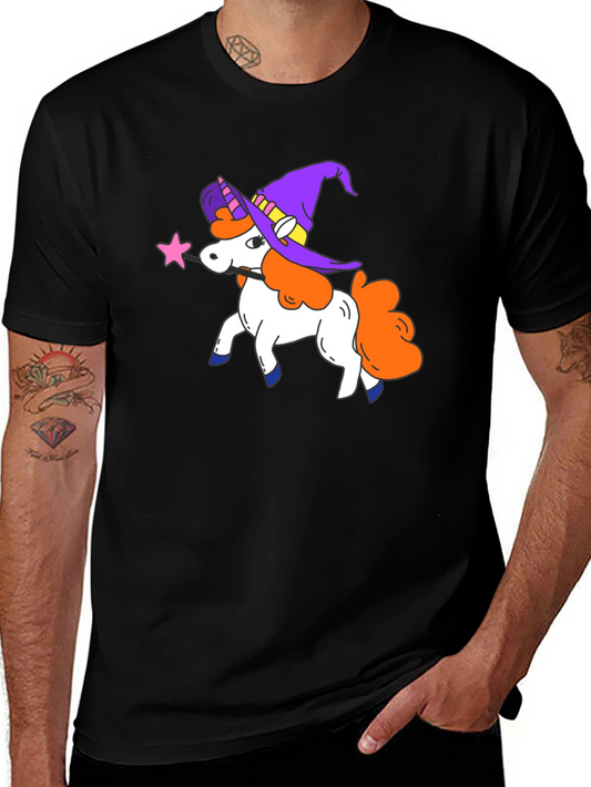 Unicorn Wizard T-Shirt - Magical Graphic Tee
