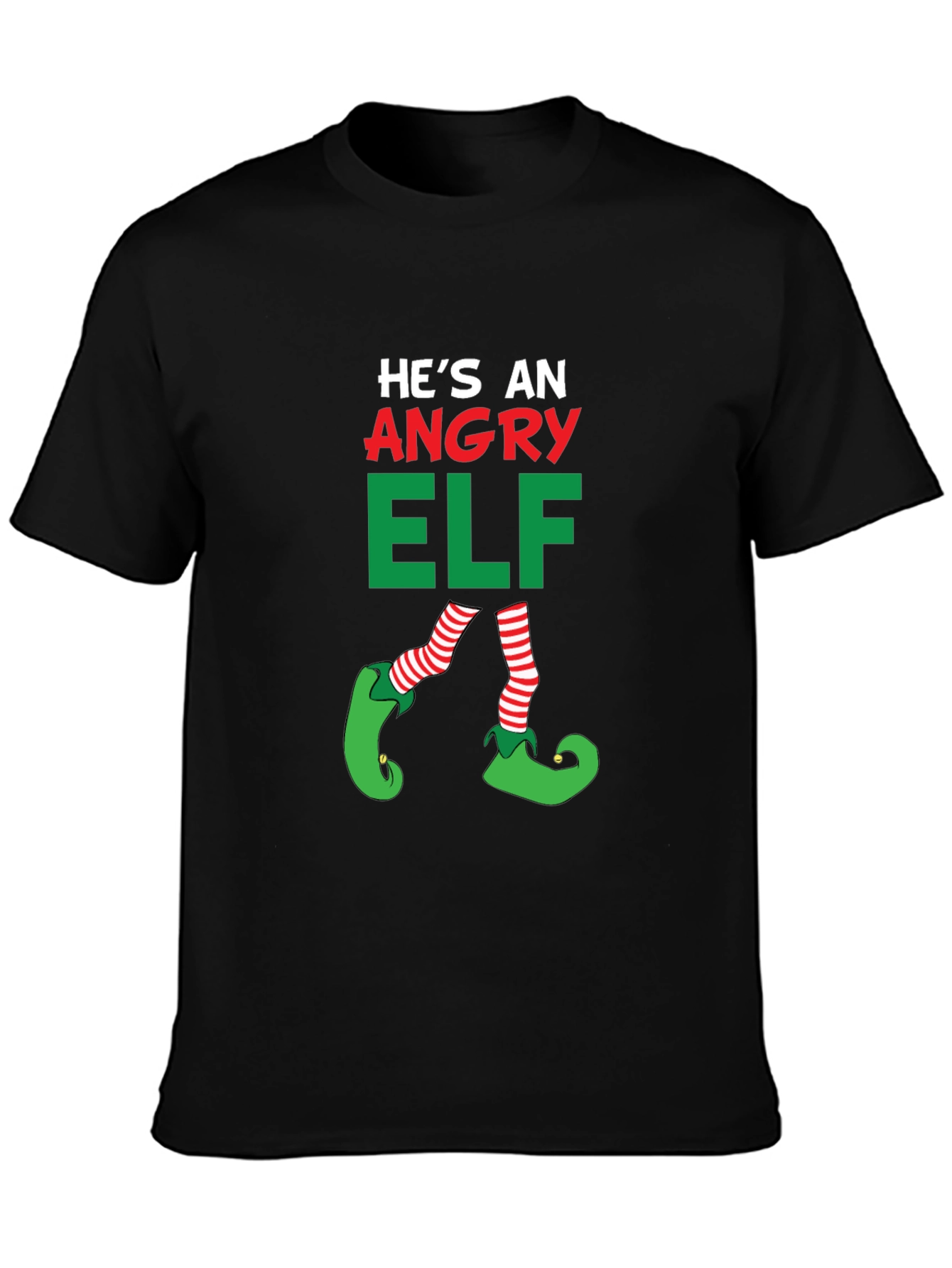 Angry Elf Christmas T-Shirt