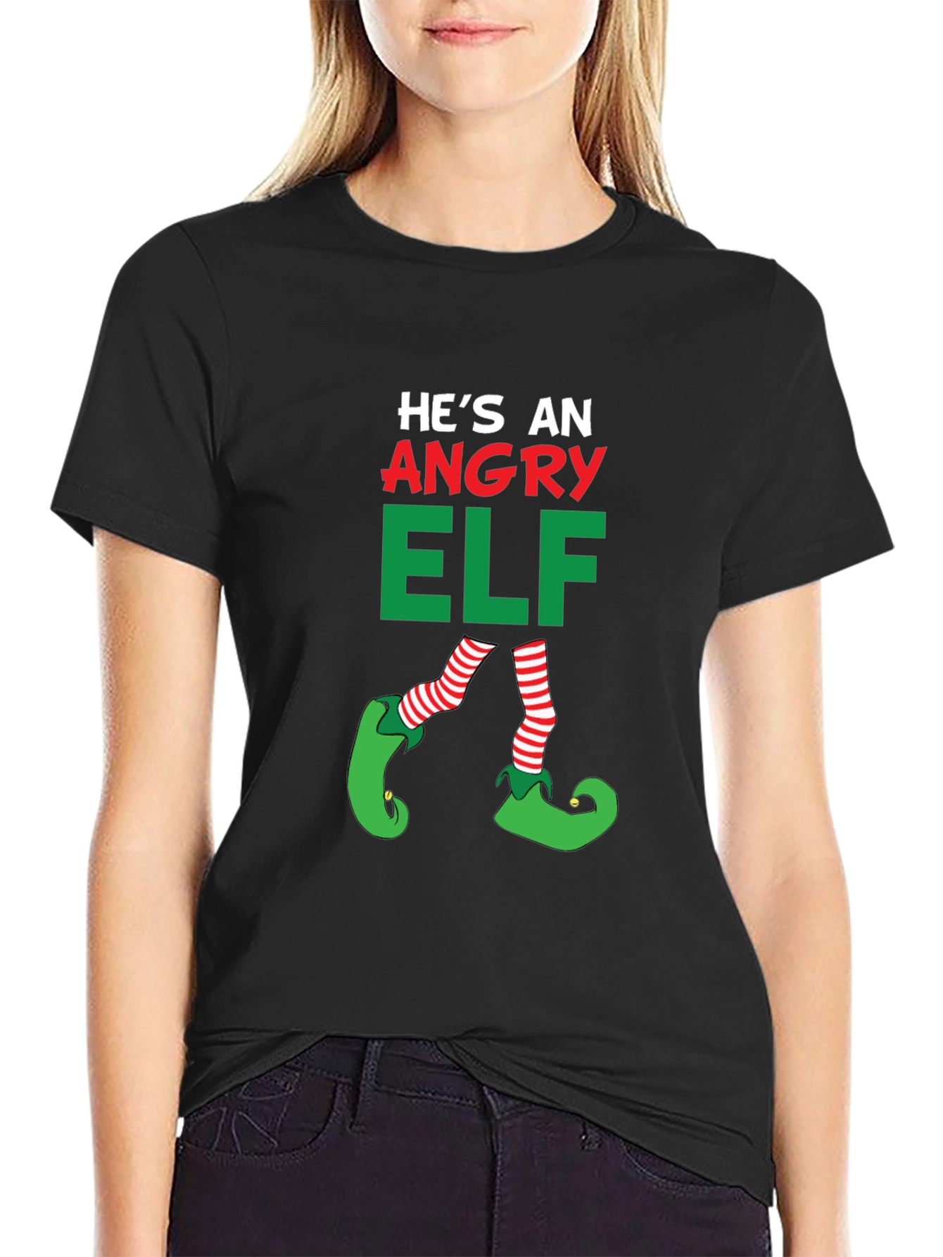 Angry Elf Christmas T-Shirt