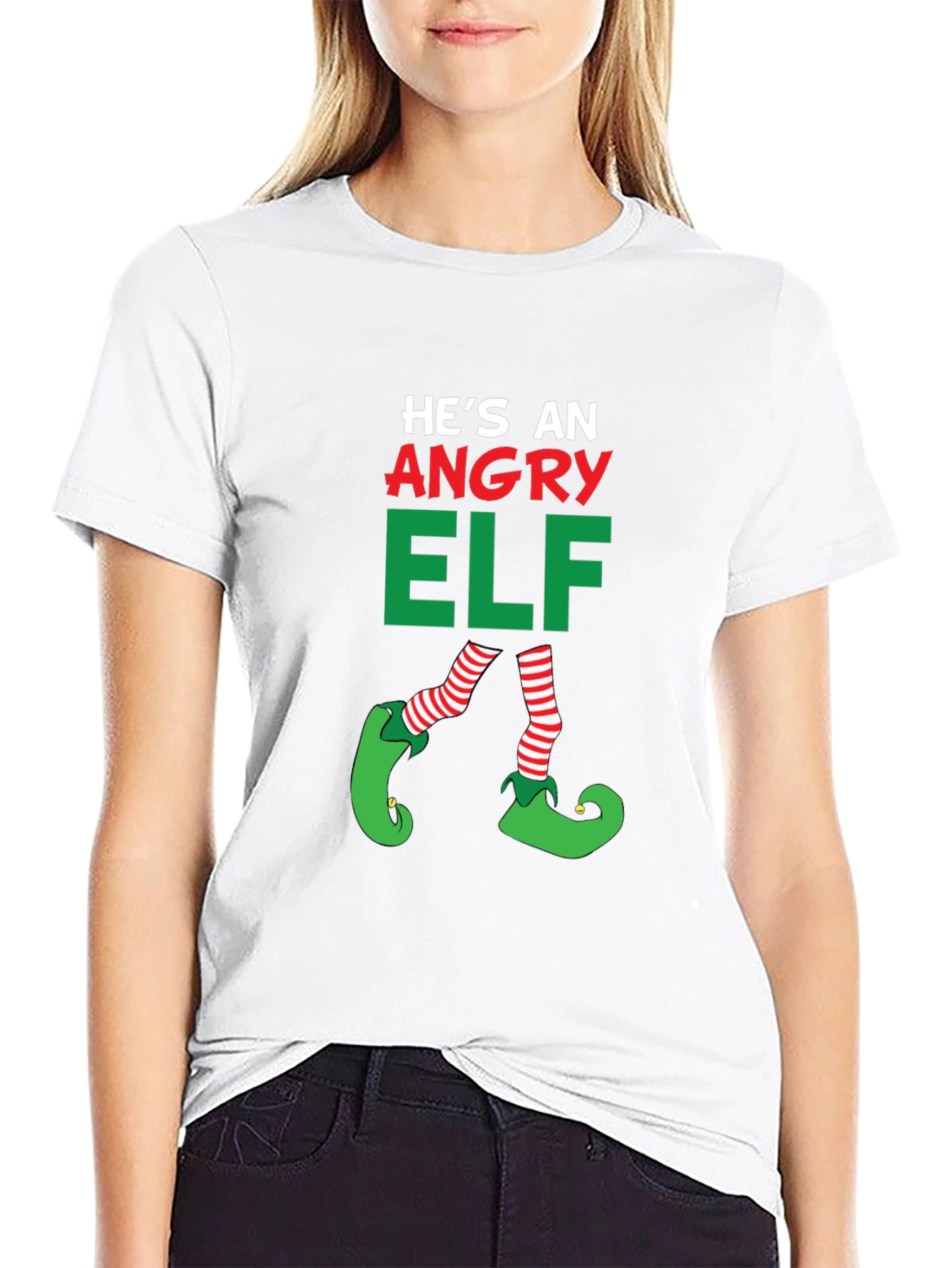 Angry Elf Christmas T-Shirt