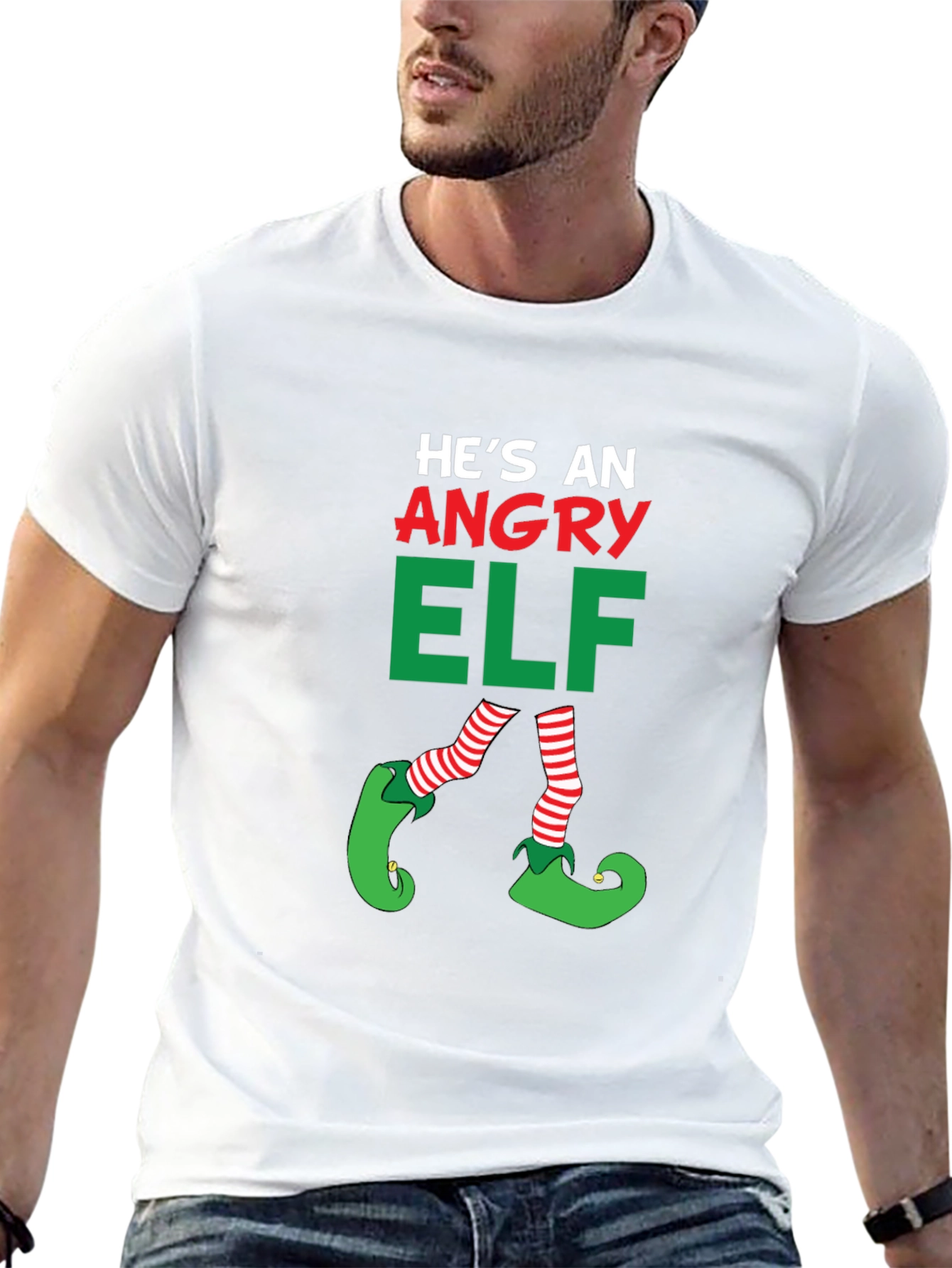 Angry Elf Christmas T-Shirt