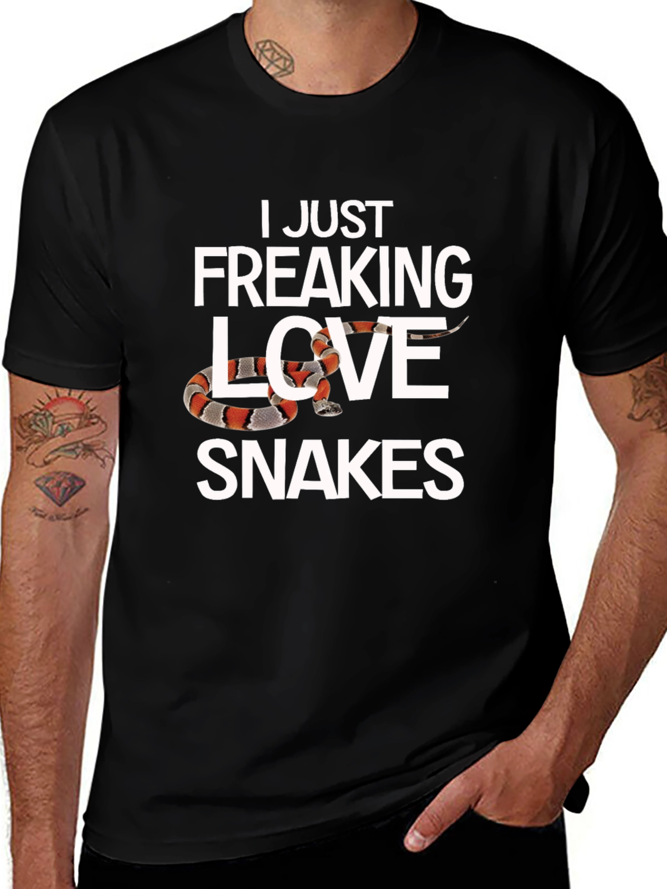 I Just Freaking Love Snakes T-Shirt