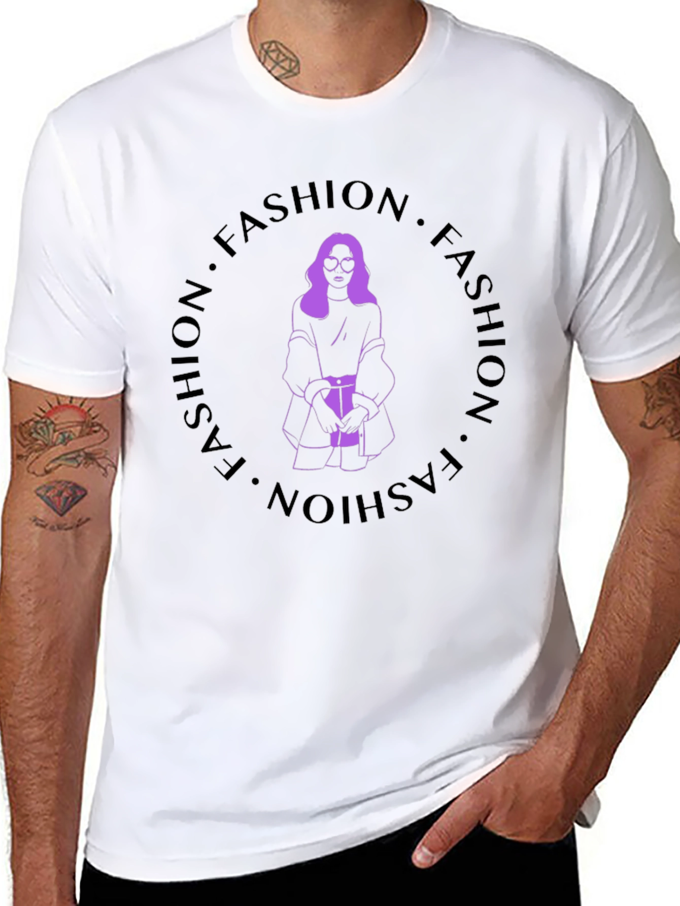 Fashion Icon T-Shirt - Stylish Graphic Tee