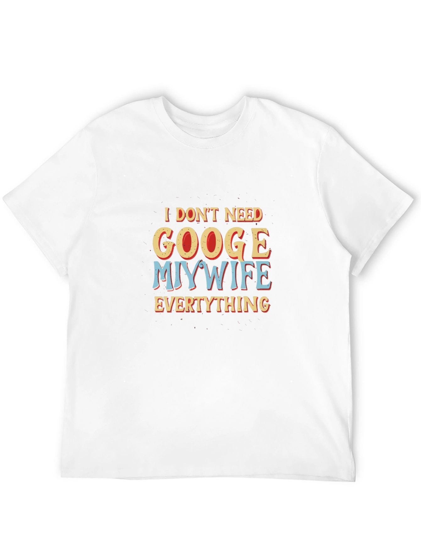 Funny Wife Knows All Black Graphic Tee