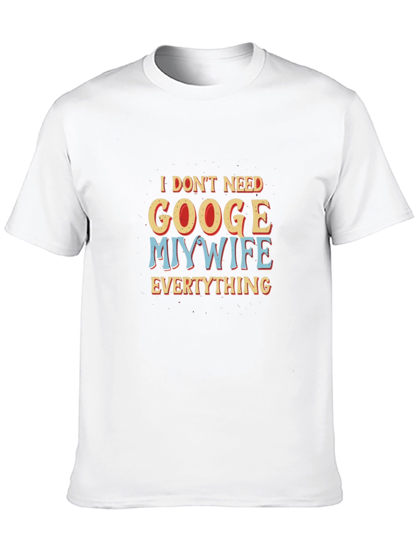 Funny Wife Knows All Black Graphic Tee