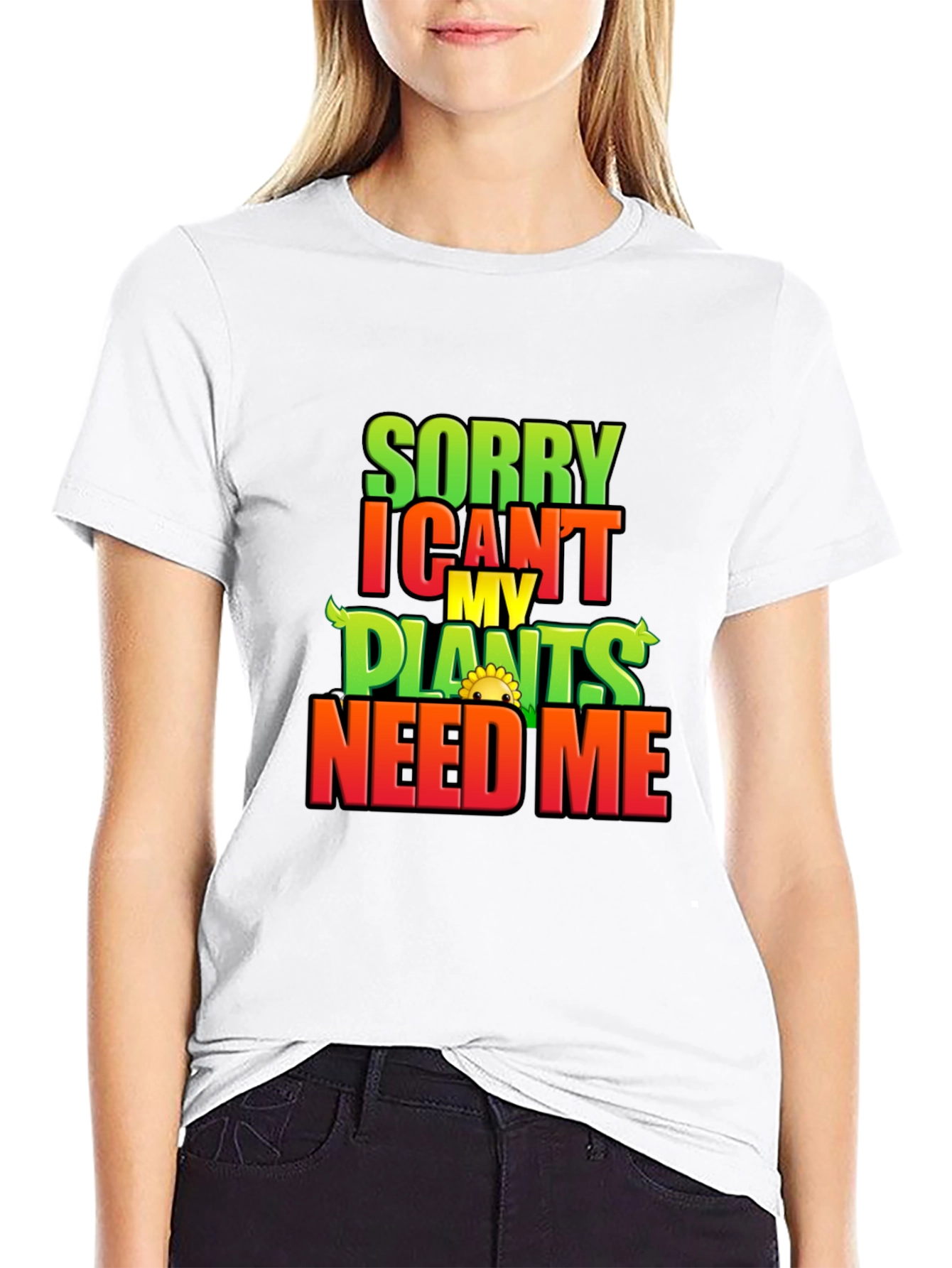 Sorry I Cant My Plants Need Me T-Shirt