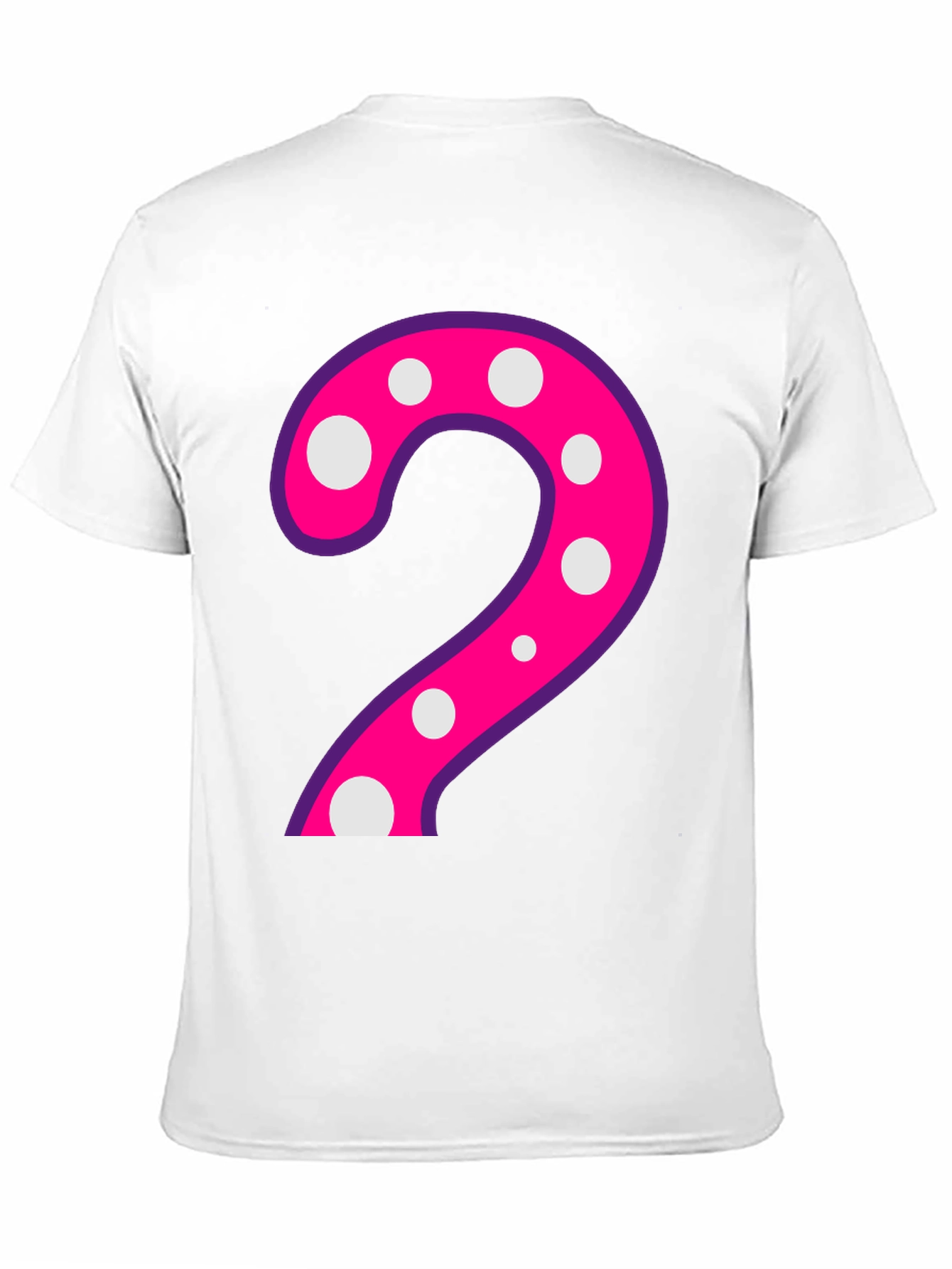 Polka Dot Number 2 Black T-Shirt