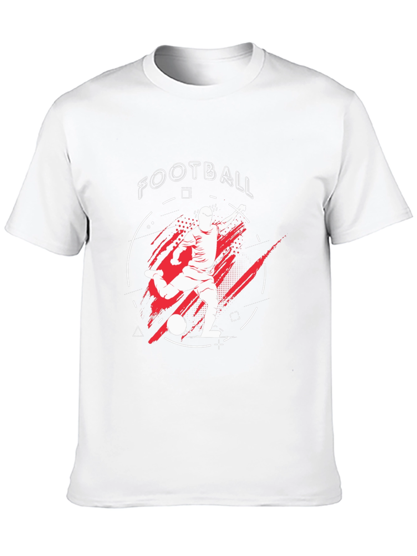 Football Graphic Tee - Sporty Black T-Shirt