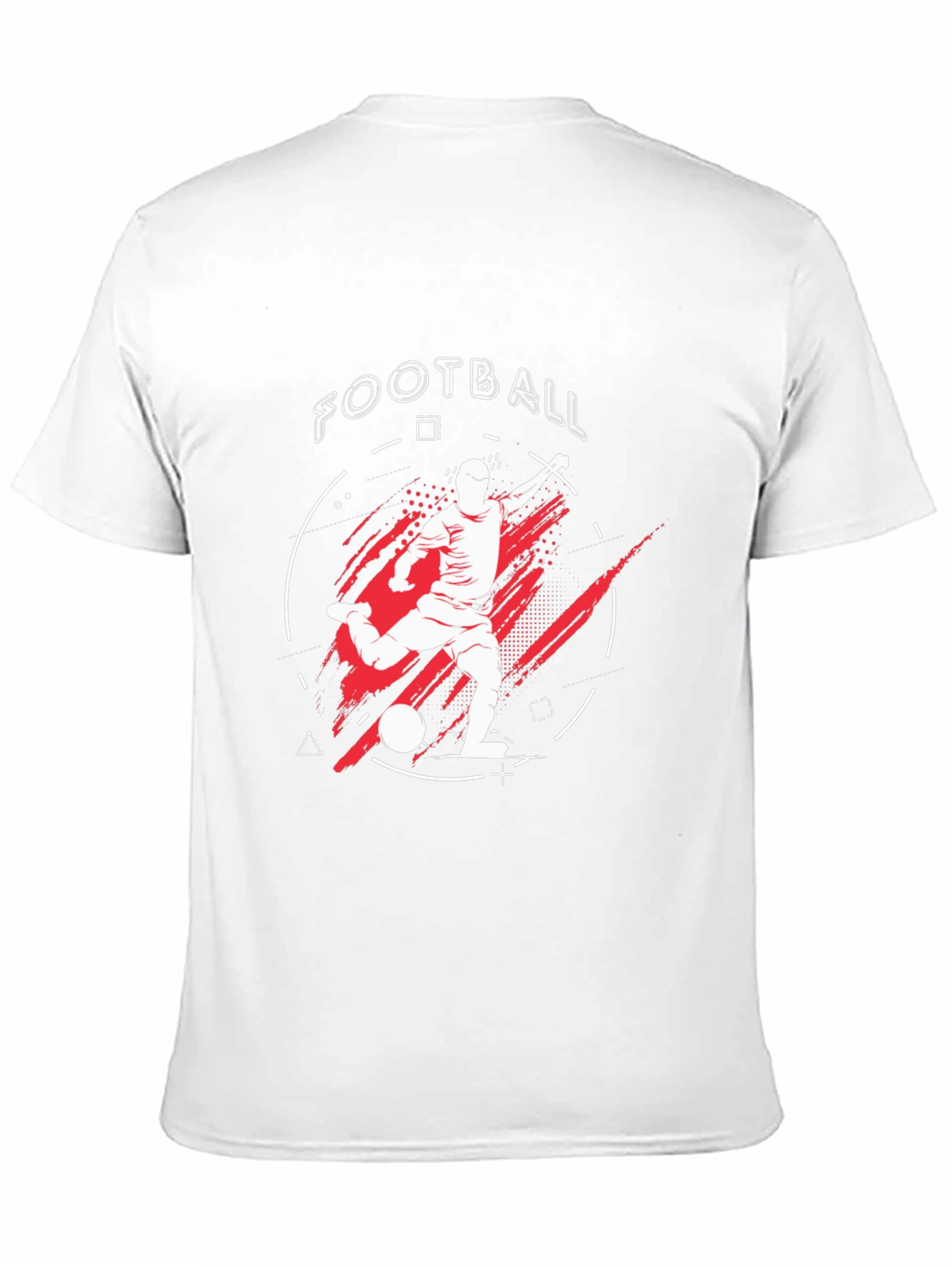 Football Graphic Tee - Sporty Black T-Shirt