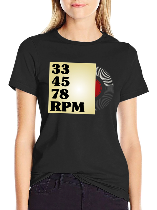 Vinyl Record RPM T-Shirt - Music Lover Tee