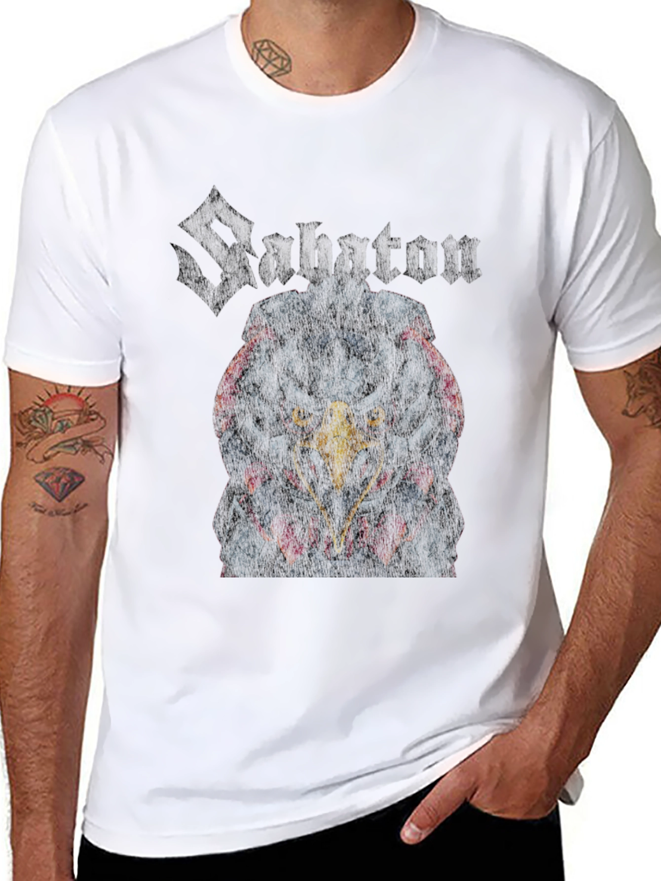 Sabaton Eagle Crest Black T-Shirt