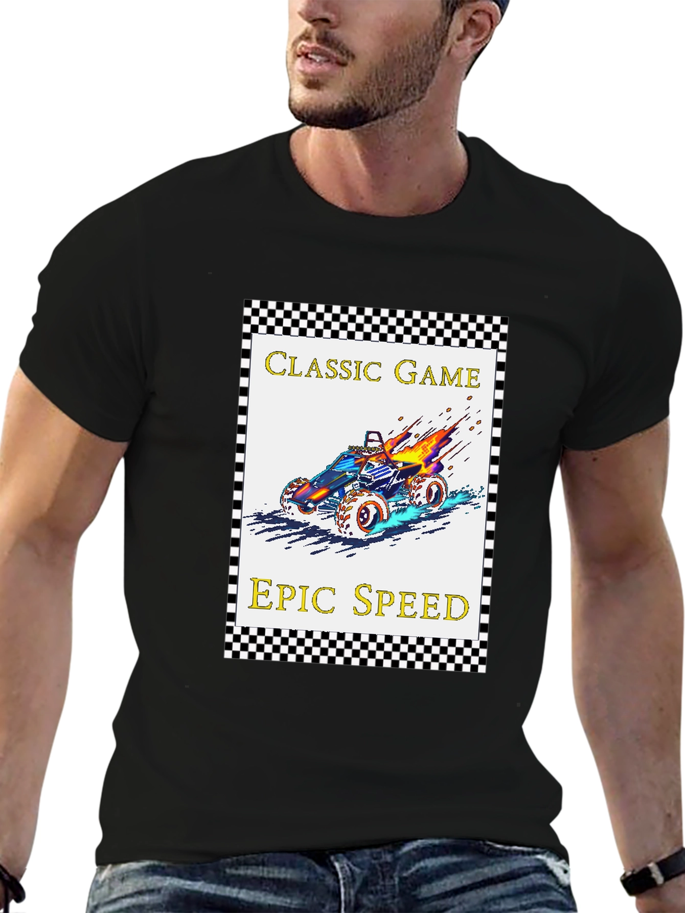 Classic Game Epic Speed Black T-Shirt