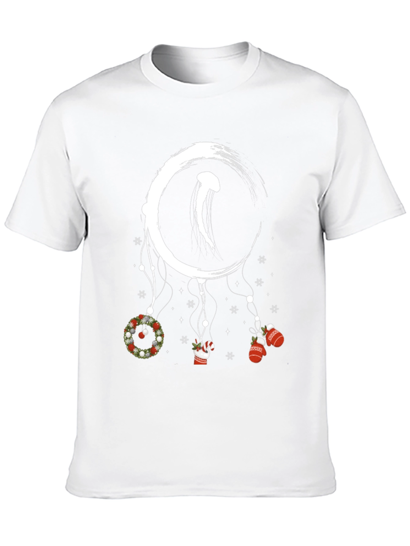 Festive Jellyfish Dream Catcher Graphic Tee