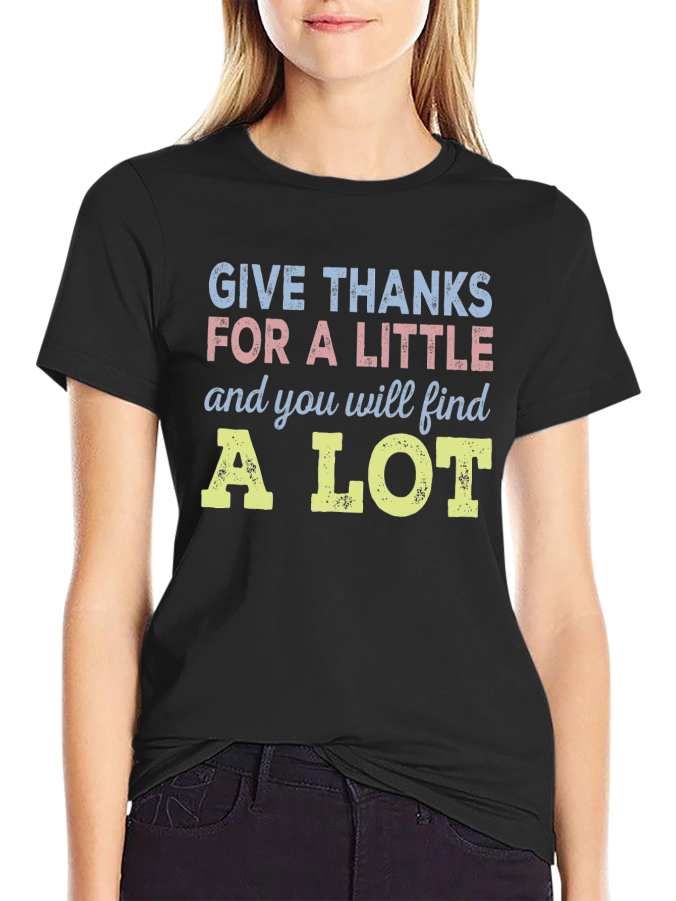 Give Thanks T-Shirt - Inspirational Graphic Tee