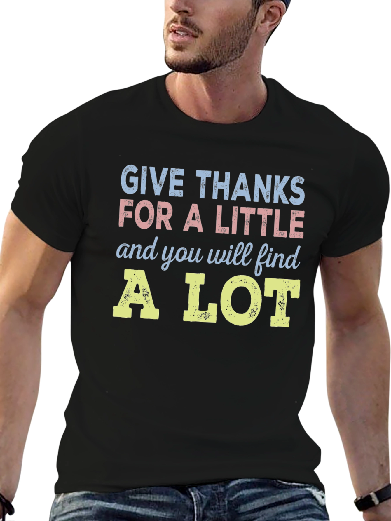 Give Thanks T-Shirt - Inspirational Graphic Tee
