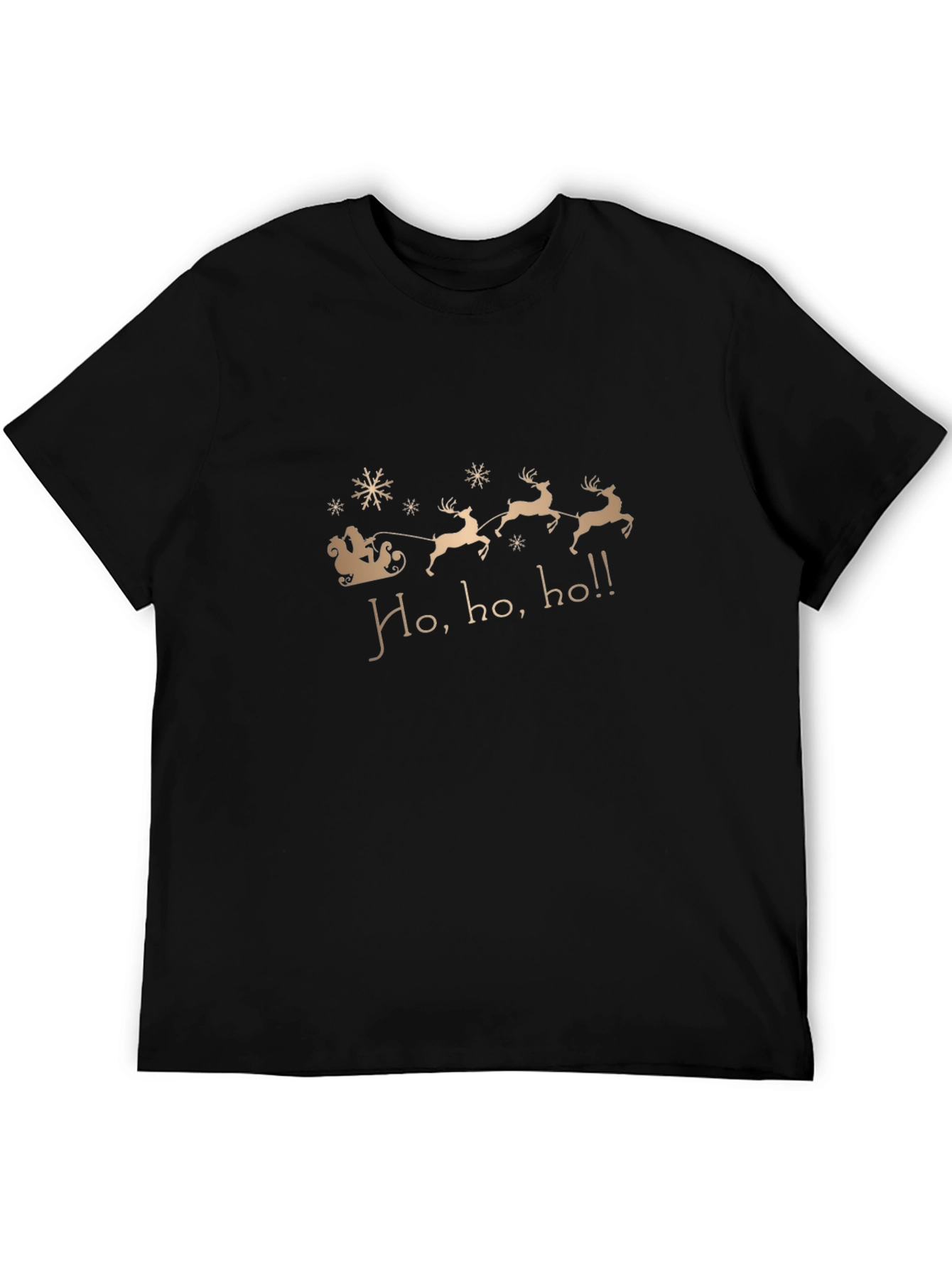 Christmas Santa Sleigh Graphic Tee