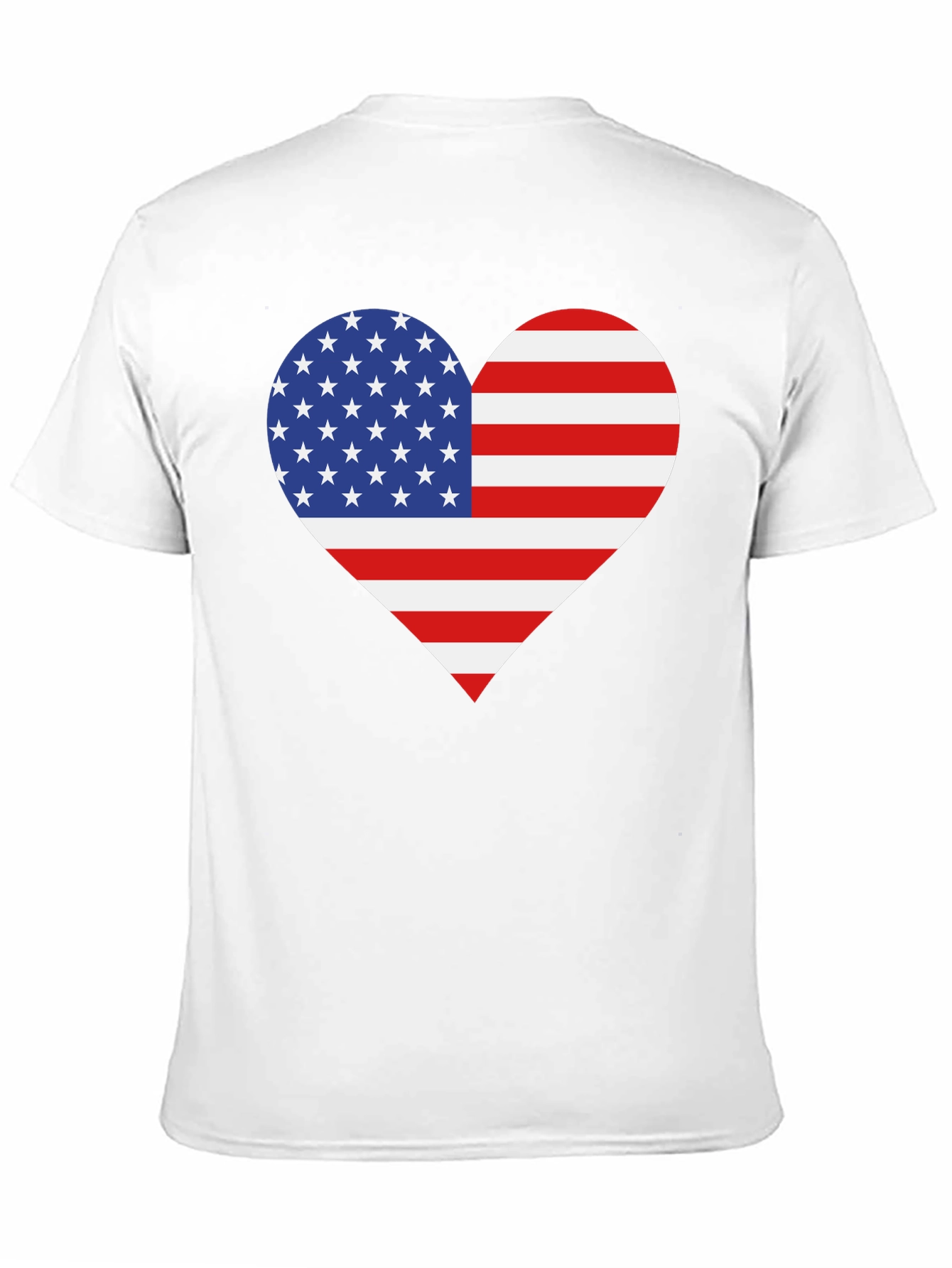 American Flag Heart Graphic Tee
