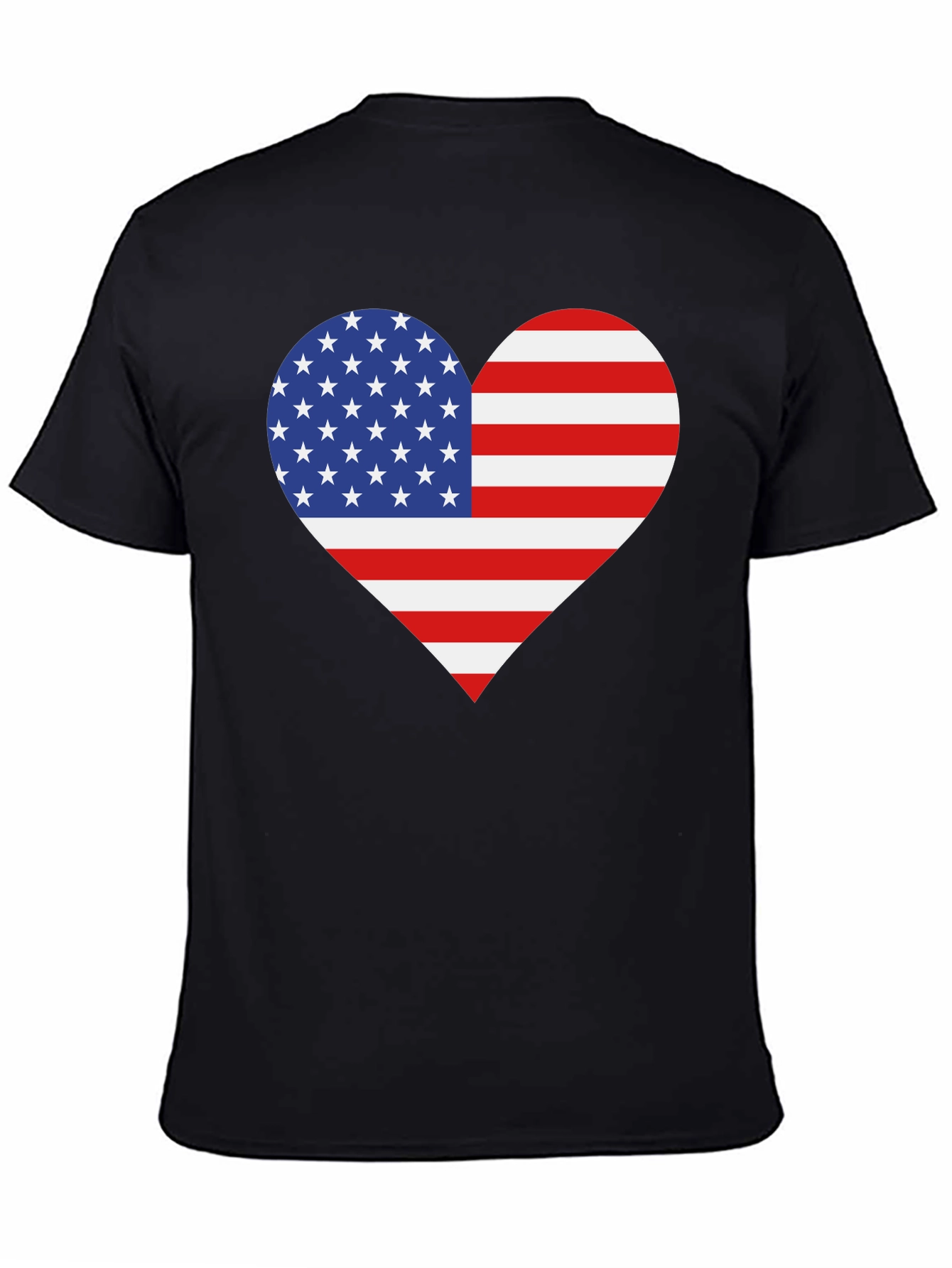 American Flag Heart Graphic Tee