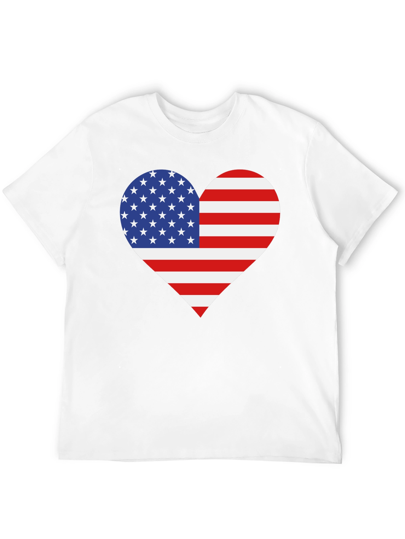 American Flag Heart Graphic Tee