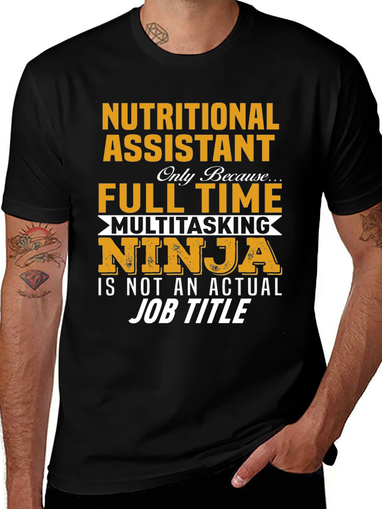 Nutritional Assistant Full Time Ninja T-Shirt