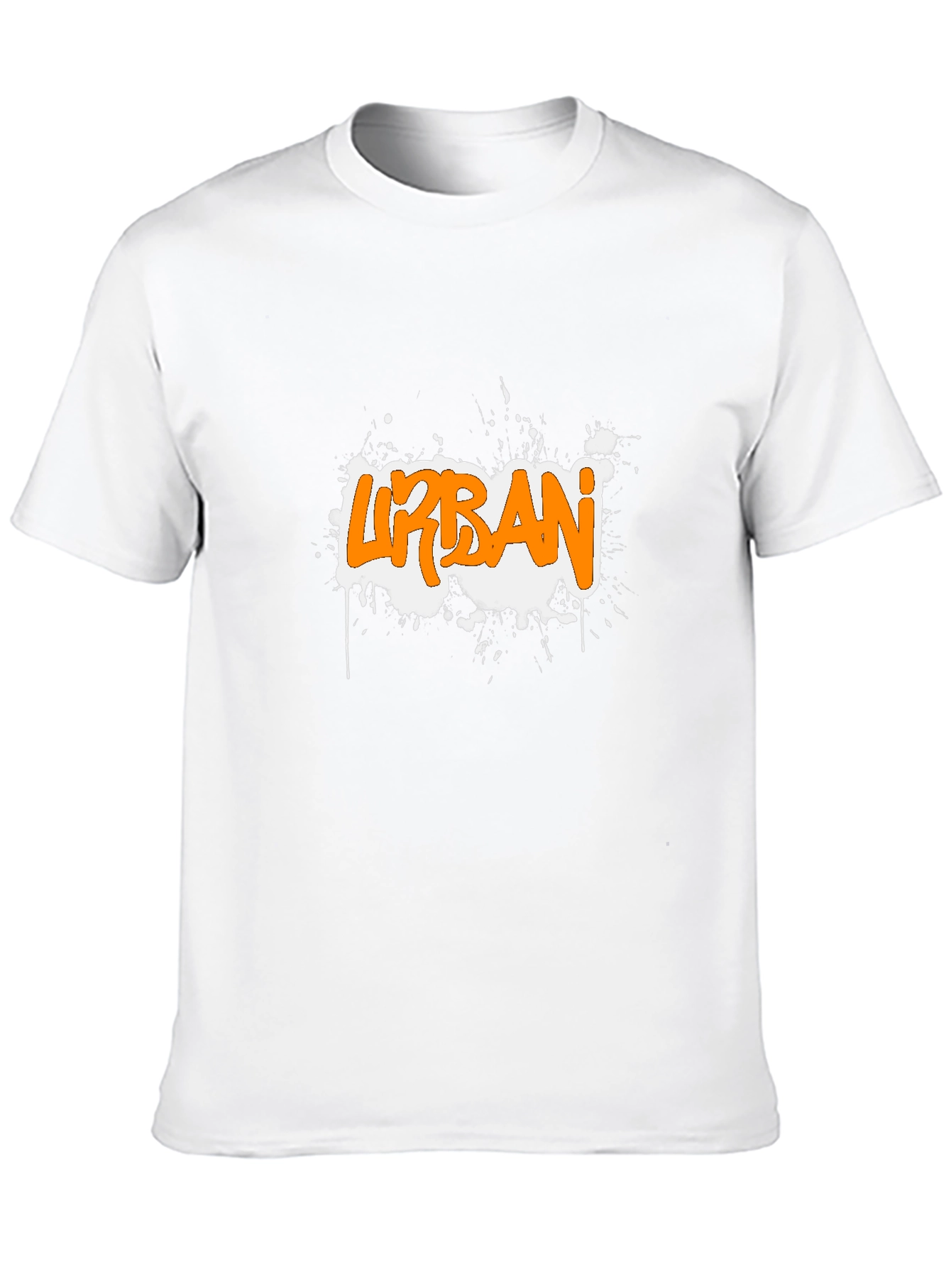 Urban Graffiti Graphic Black T-Shirt