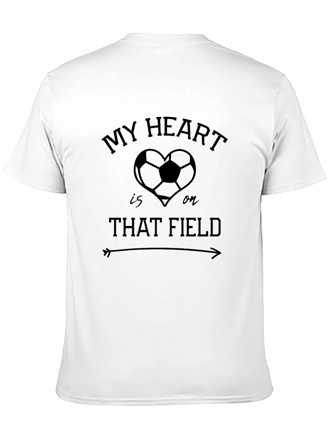 Soccer Lovers Heart T-Shirt